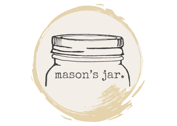 mason’s jar.