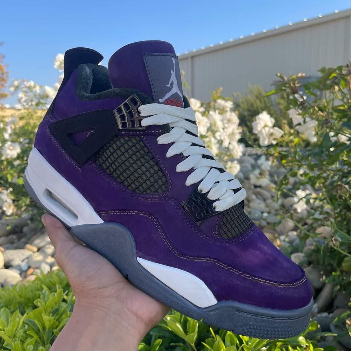 Jordan 4 Customized purple - Featured Sneakers - Sneaker Procedure US
