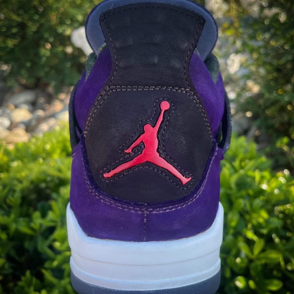 Jordan 4 Customized purple - Featured Sneakers - Sneaker Procedure