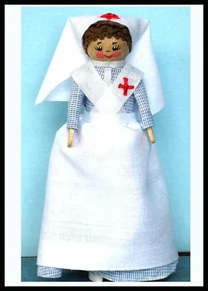 Vintage nurse online barbie