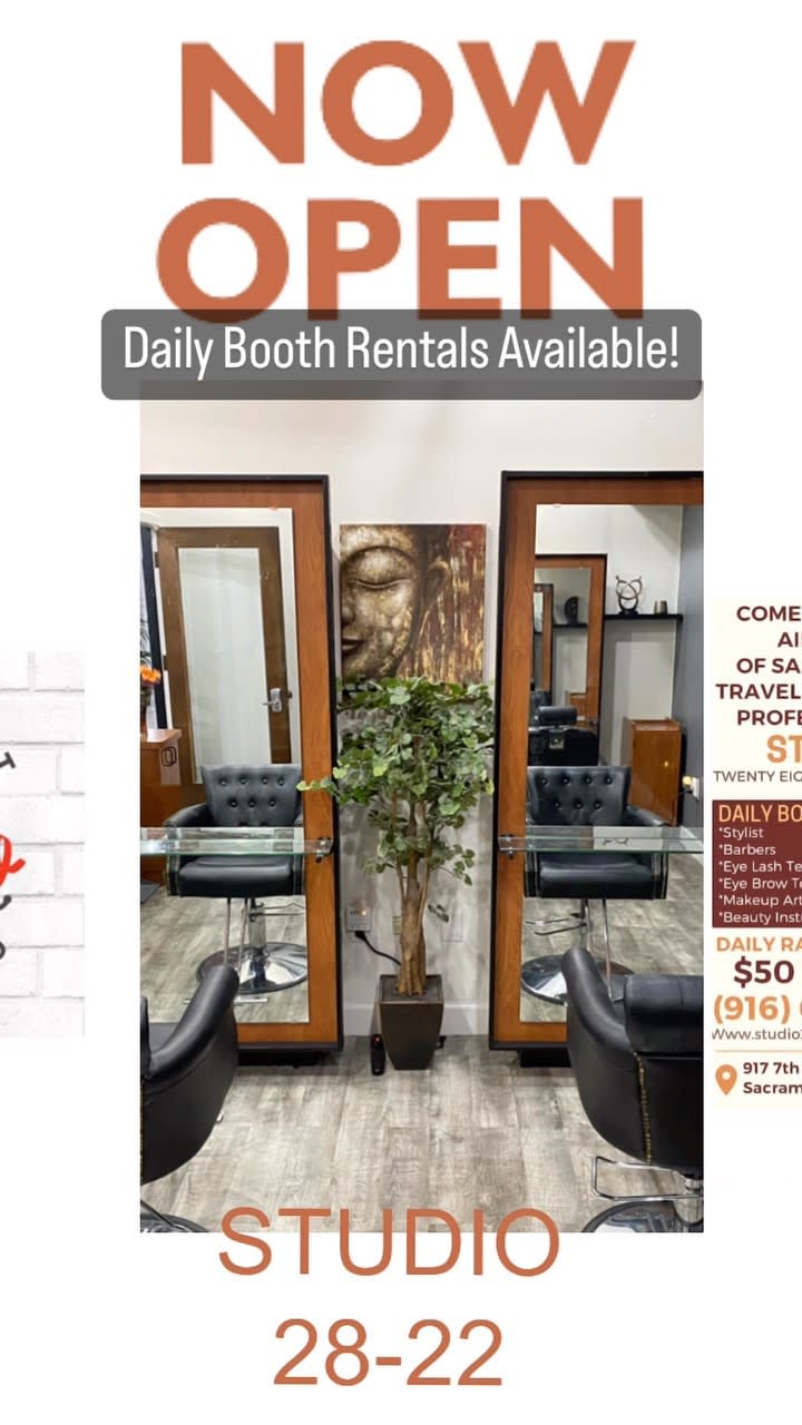 Studio 28 Twenty-Two | Sacramento Daily Booth for Beauty Professionals