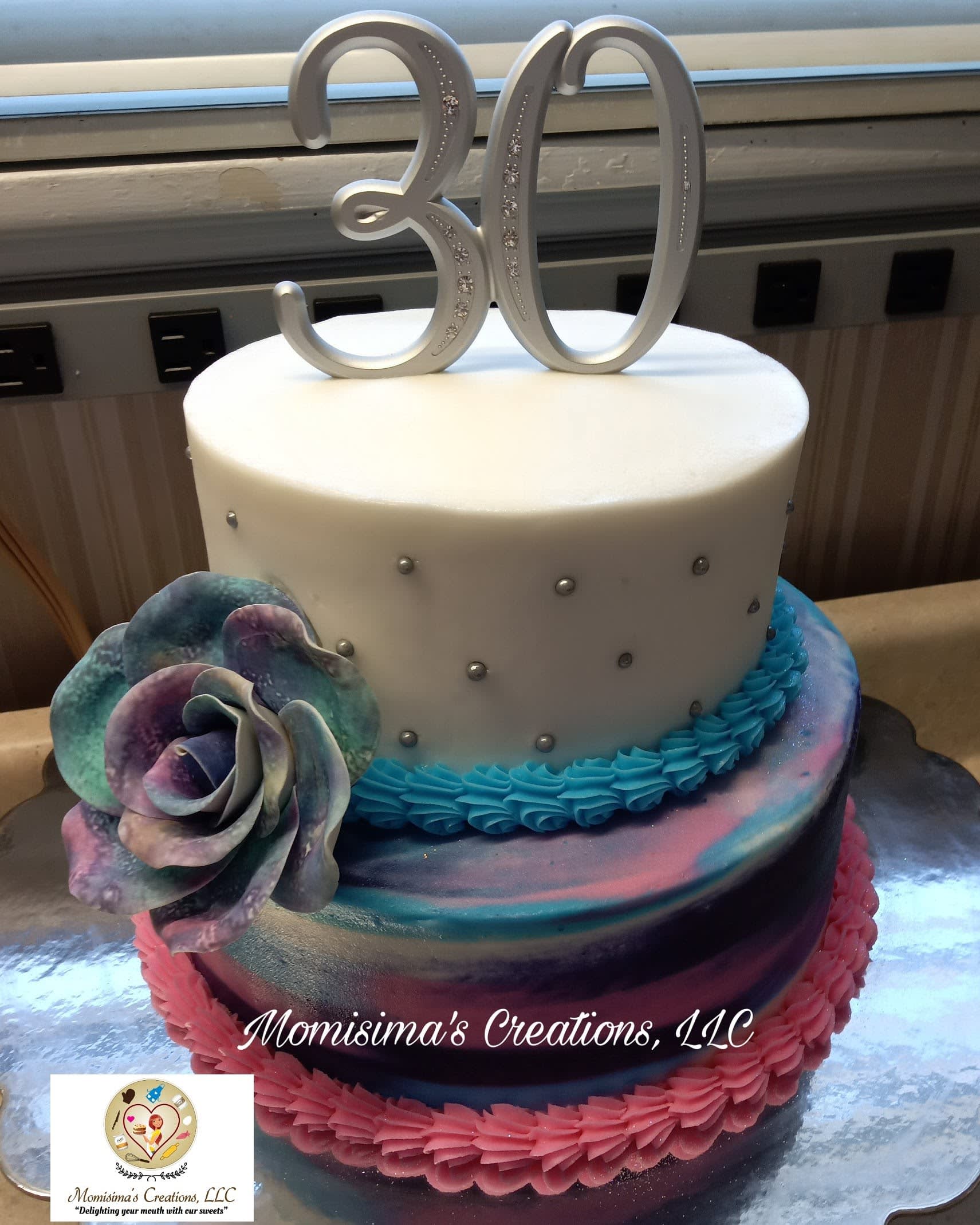 Semi Naked Two Tier – Too Sweet Cakes