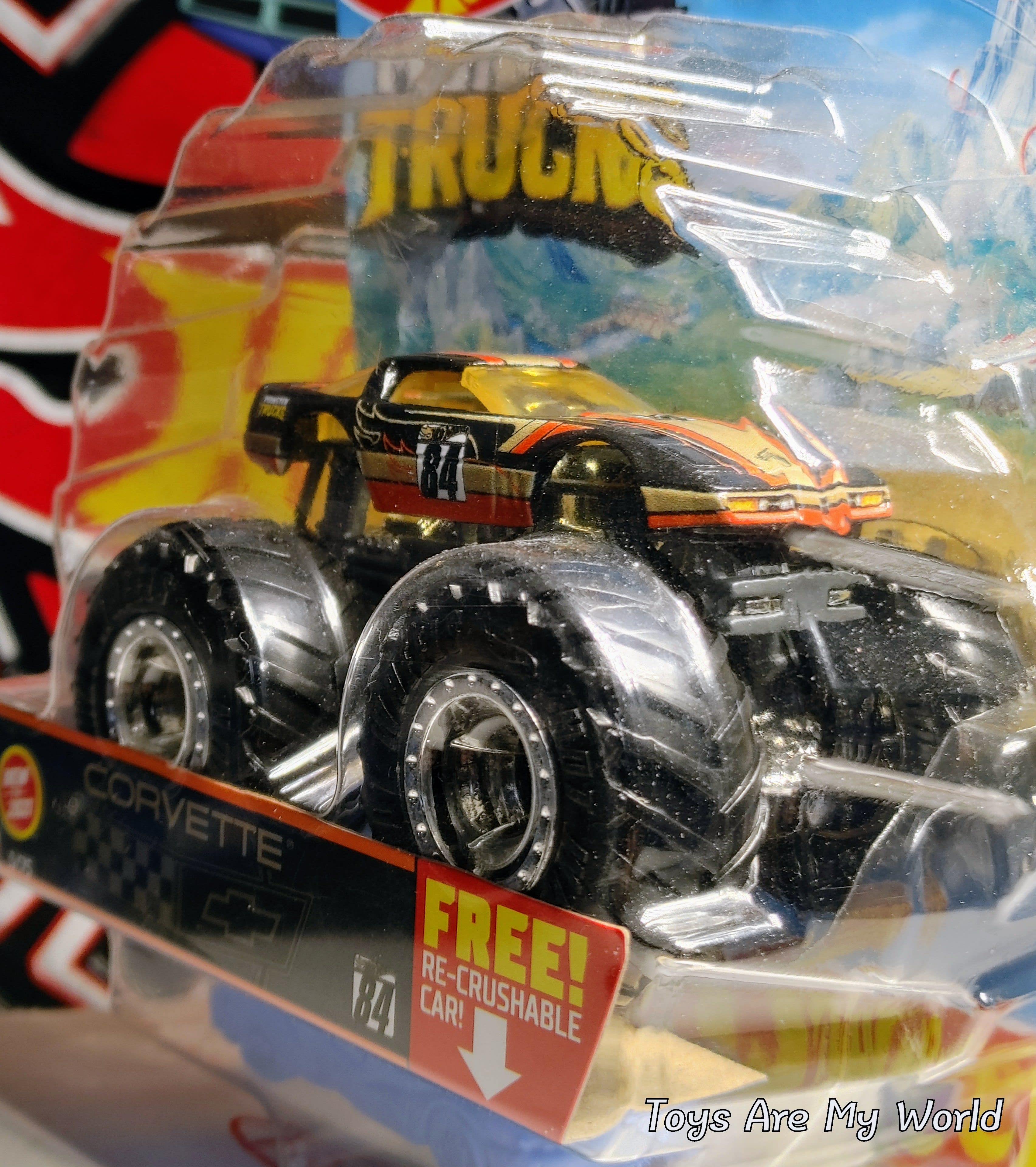 New Sealed '21 1:64 - Hot Wheels - Monster Trucks - Corvette