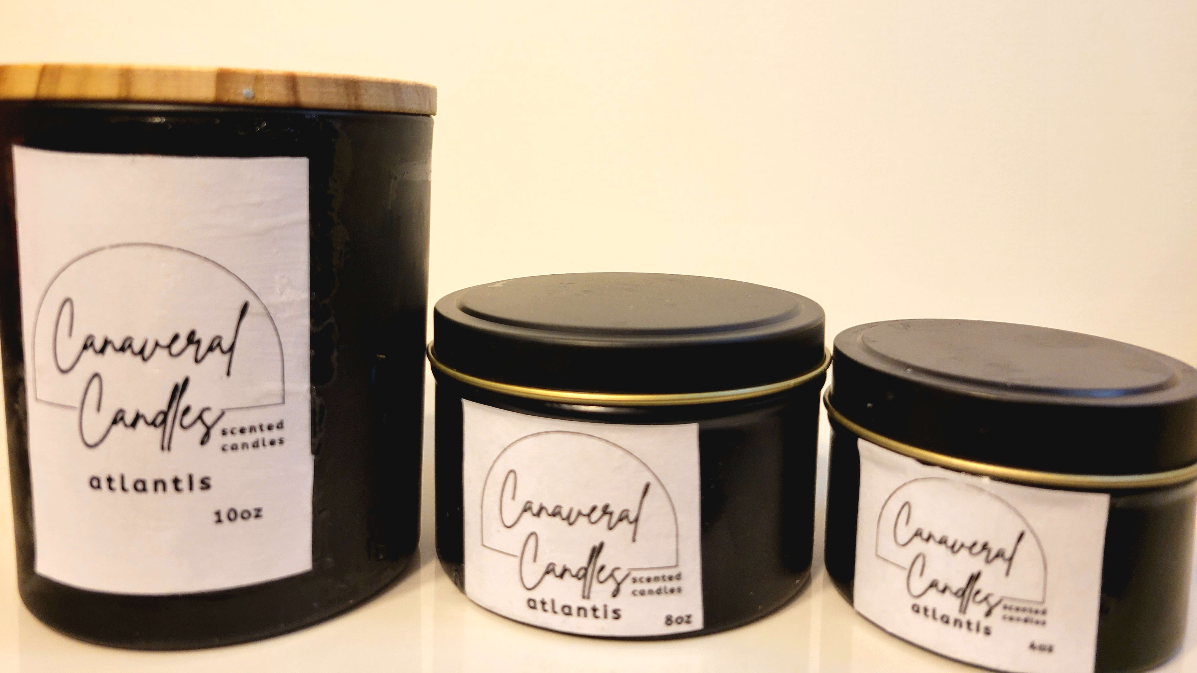 Atlantis 4oz Candles Canaveral Candles HandPoured Candle Shop