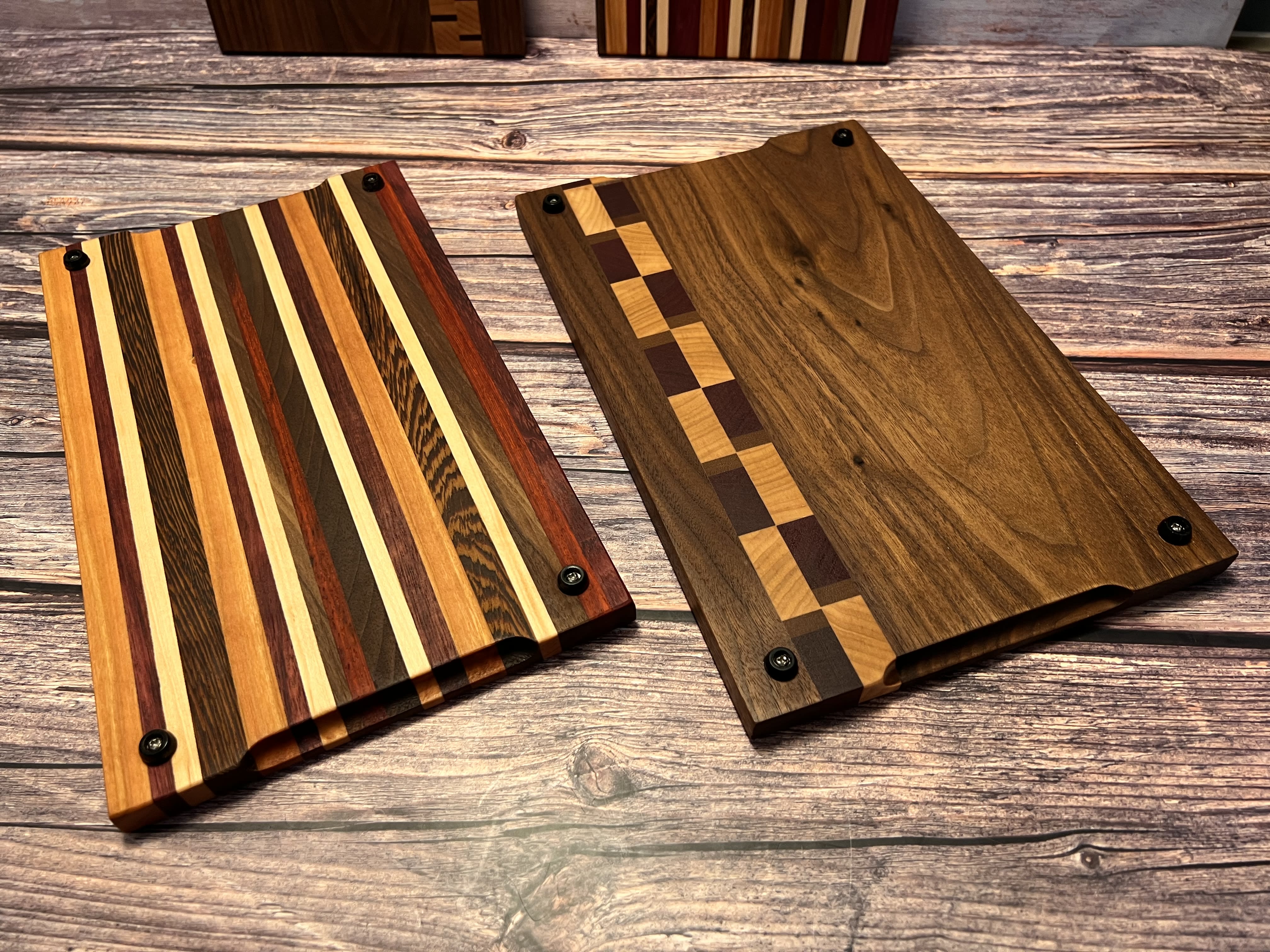 Checkered Tail Cutting board Cutting Boards by Koppa Wood