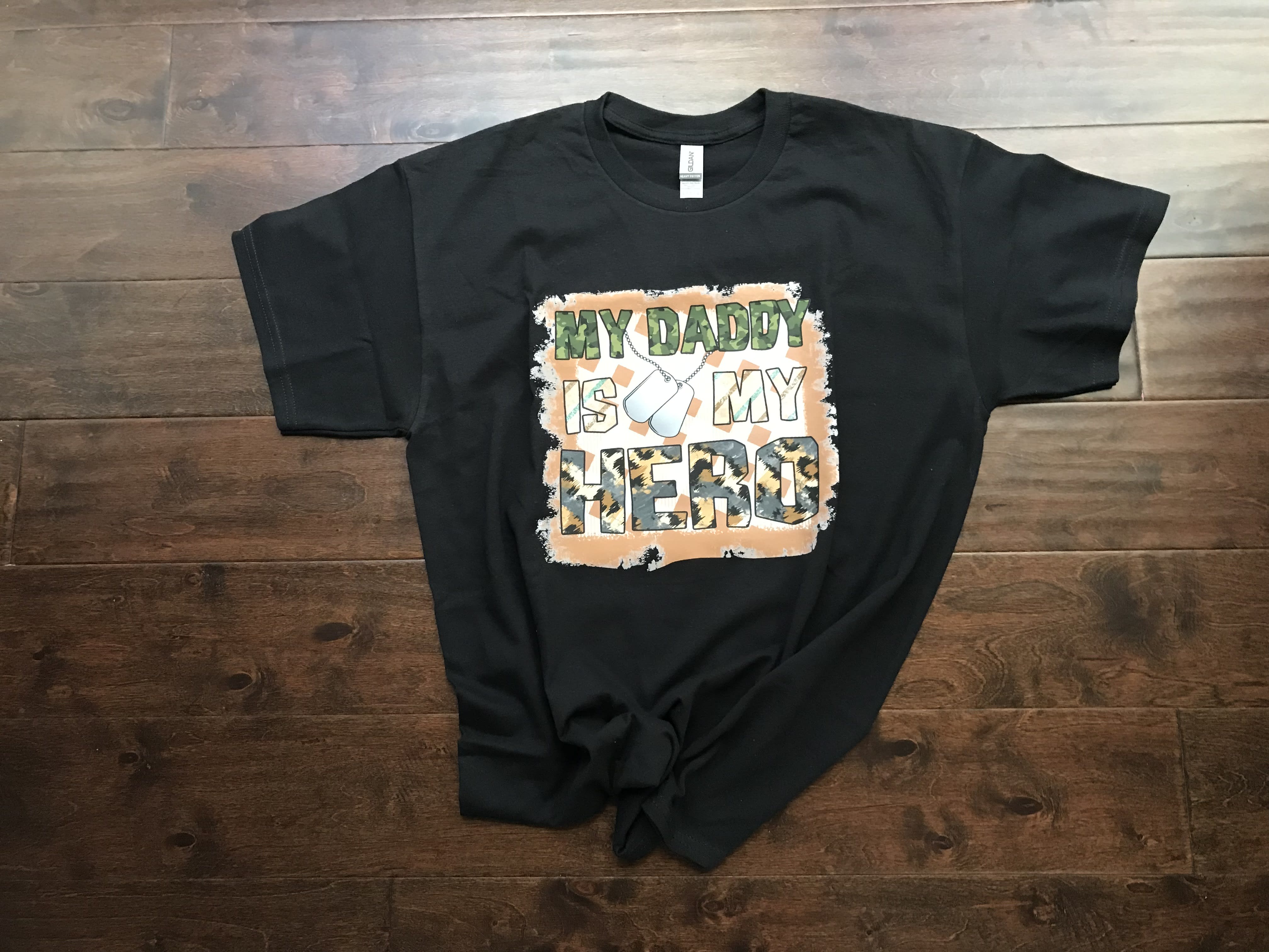 My dad is my Hero - T- Shirts Men Collections - Classy Sassy Crafts LLC |  Custom Printed Goods in Clarksville