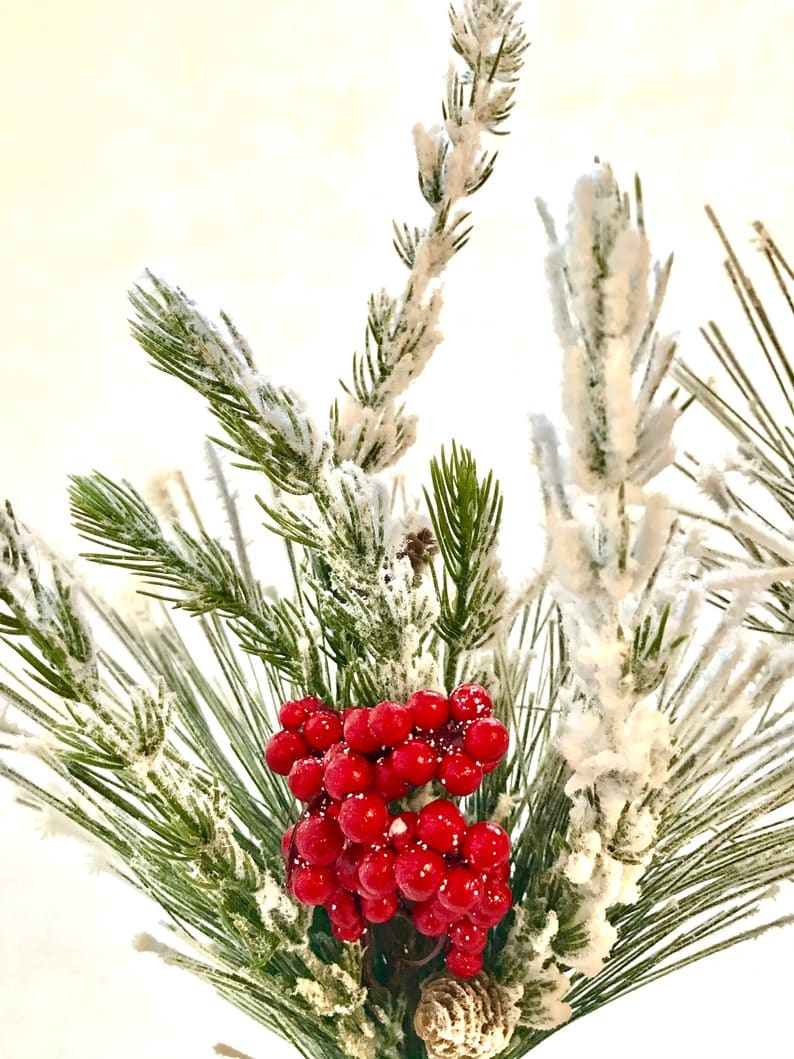 Christmas Floral Arrangements and Greenery