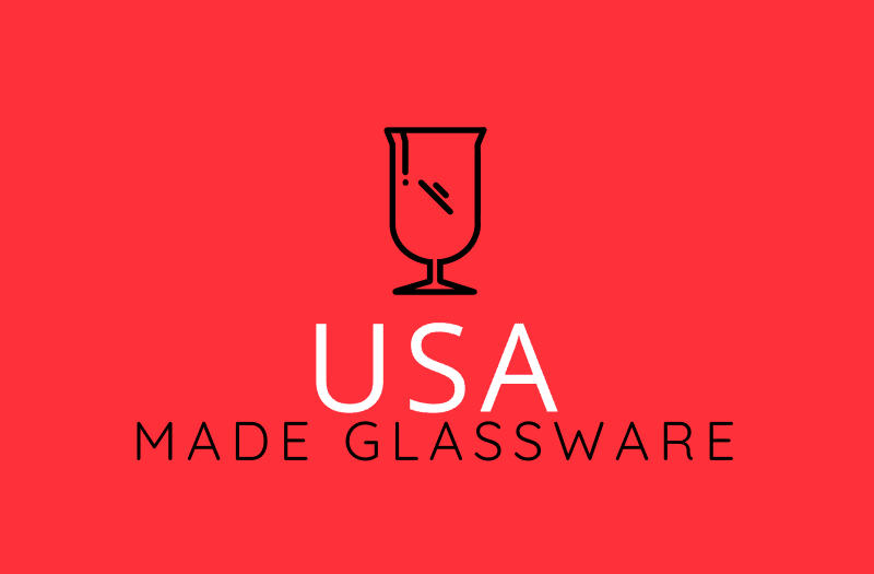 USA Made Custom Printed Glassware