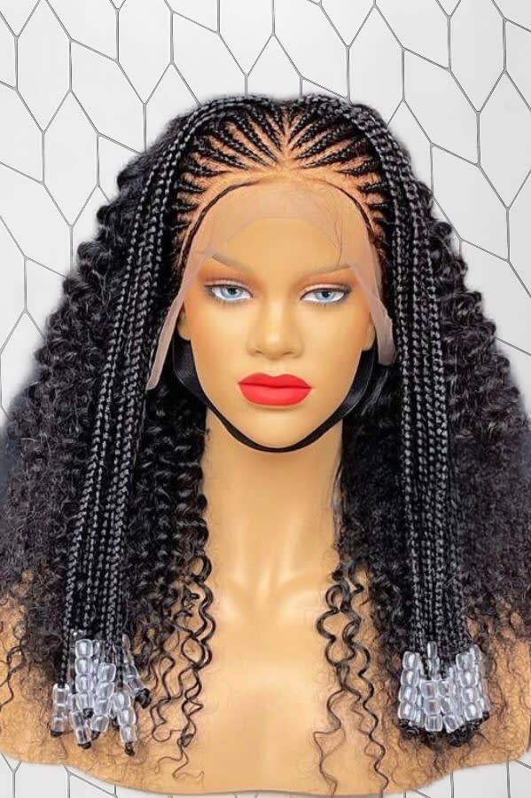 Get the Best of Both Worlds Half Cornrows and Half Braids for a