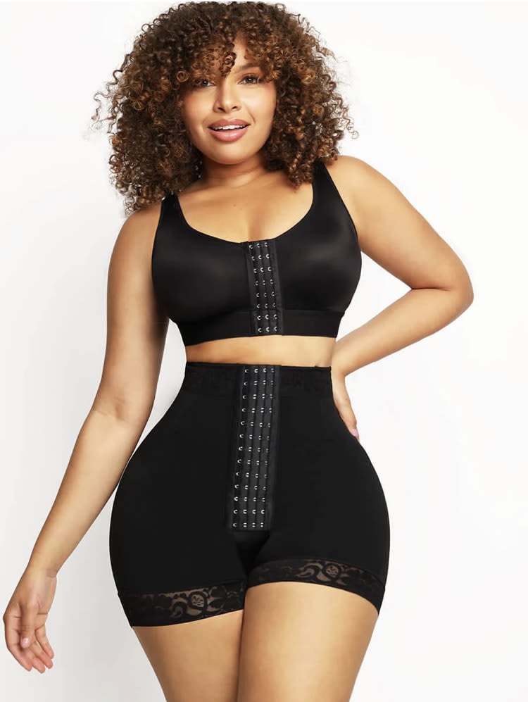 Women's Plus Size Shapewear Waist Trainer Body Shaper Pure Color Sport  Simple Casual Home Daily Going out Polyester Breathable Summer Spring Black  Beige 2023 - … in 2023