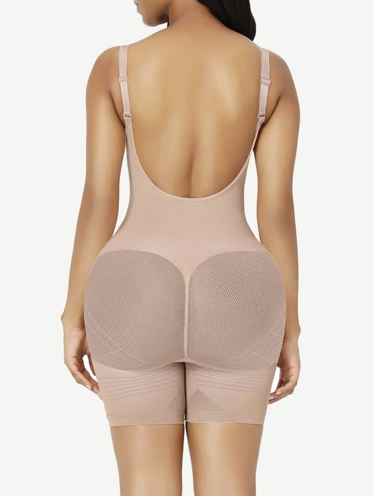 ShapEager Braless Body Shaper Girdle Control Waist Abdomen Hips