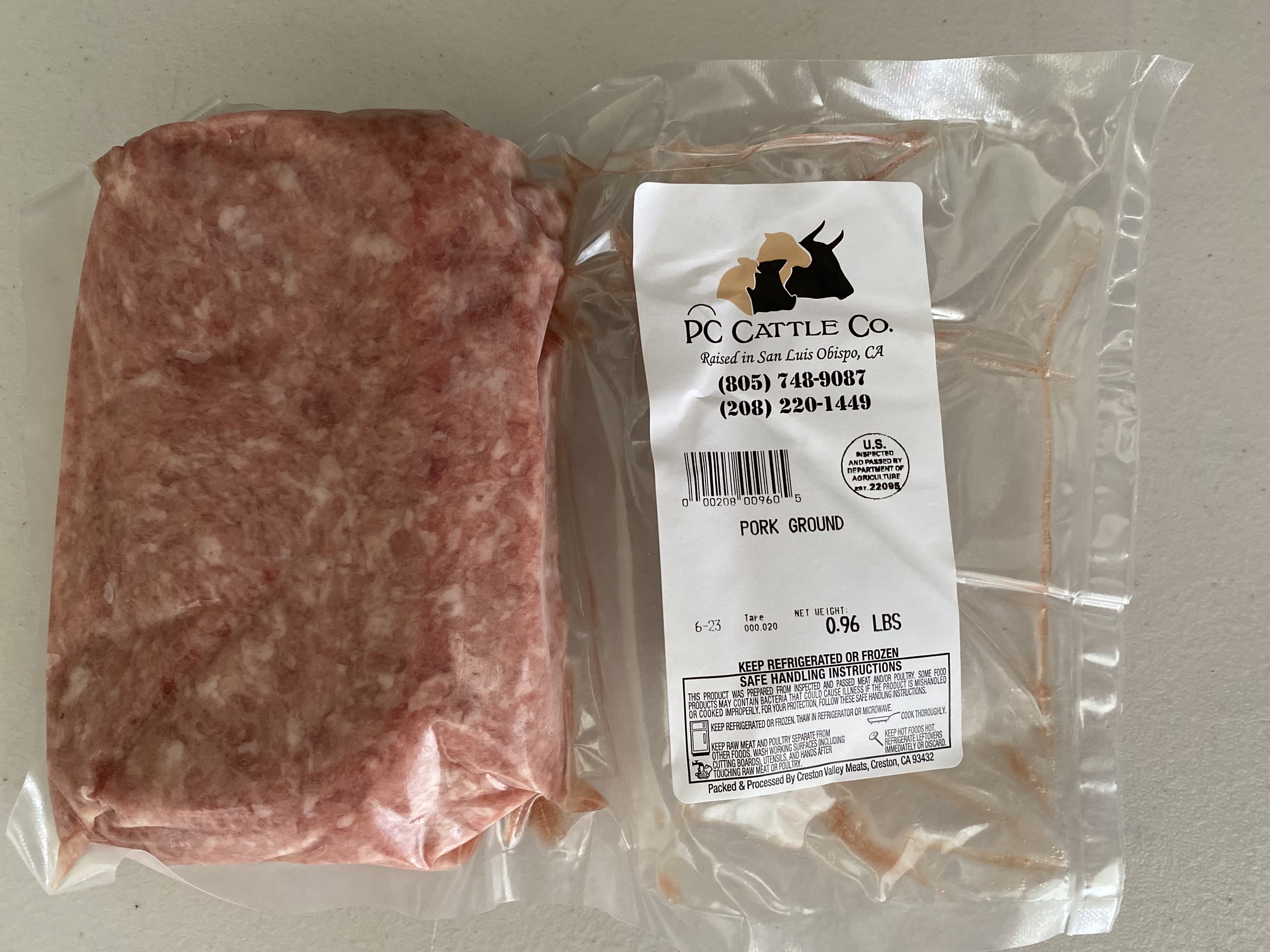 1lb. Ground Pork Meat Bags 1000ea. - Pork Not For Sale - Davison's  Butcher Supply