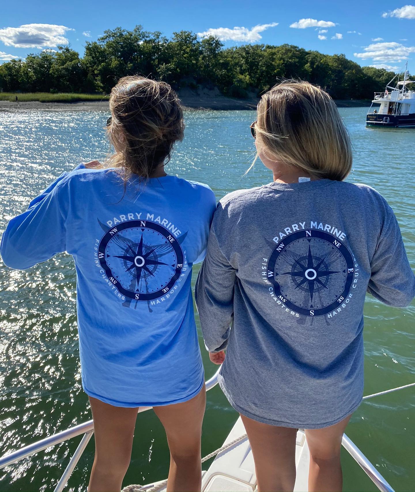 Long Sleeve T-shirt - Parry Marine Products - Parry Marine Charters, Charter Fishing & Sightseeing