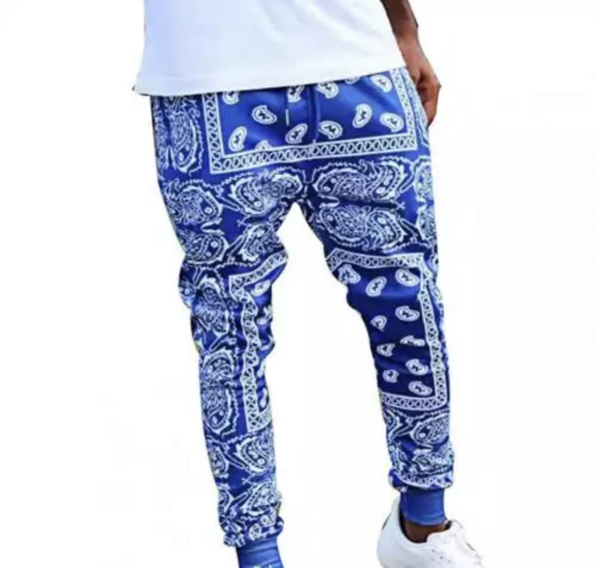 Adidas Track Suit Men Women's Paisley Bandana Print Sweatsuit:
