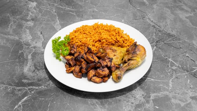 Ayo Frozen Jollof Rice with Chicken - 10oz