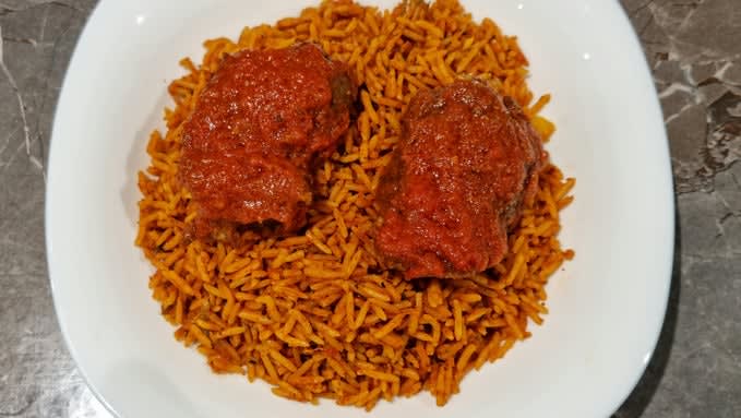 Ayo Frozen Jollof Rice with Chicken - 10oz