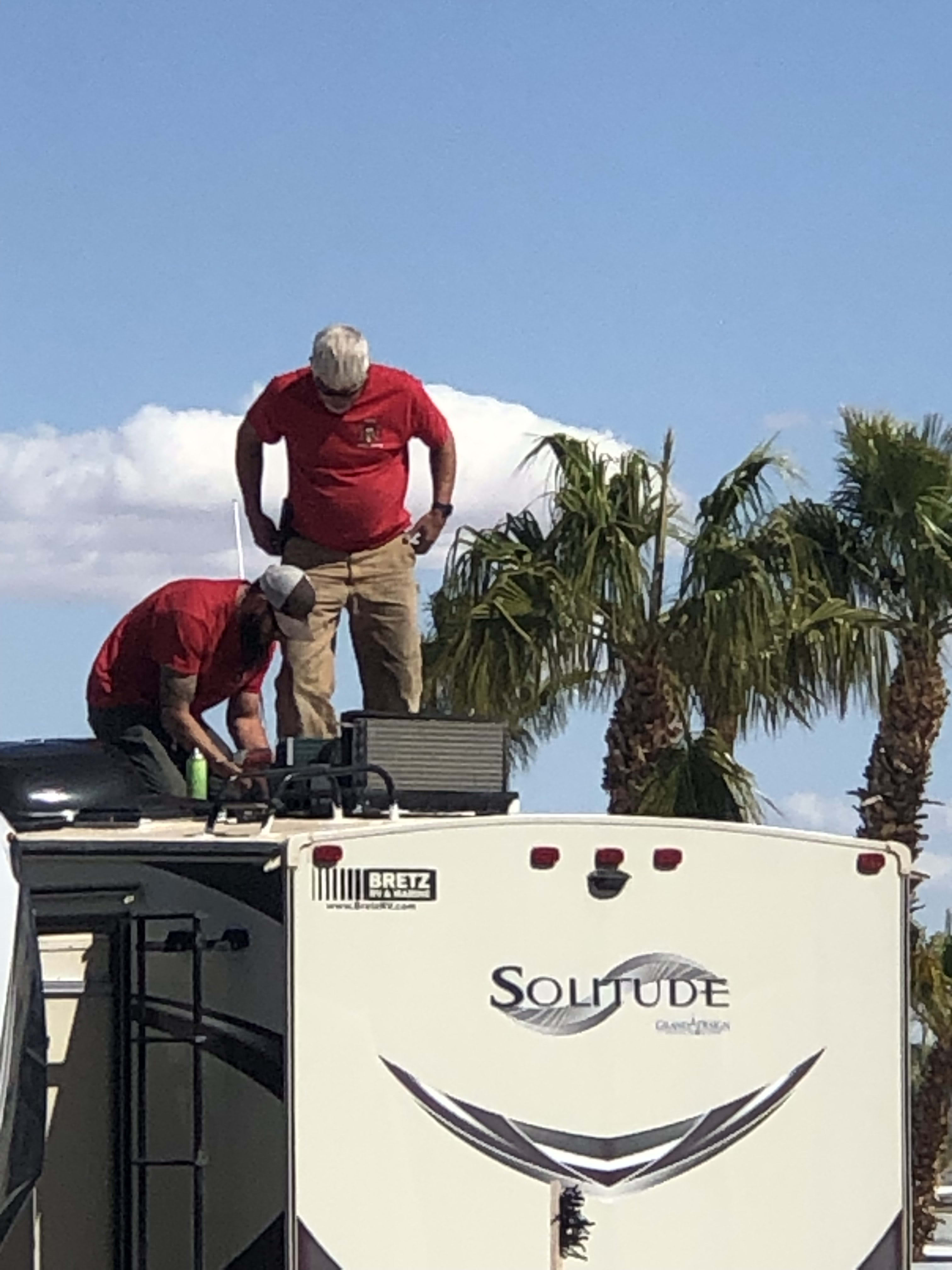 Air Conditioners RV Heating and Cooling Systems Pirate RV Mobile Service, LLC RV Repair