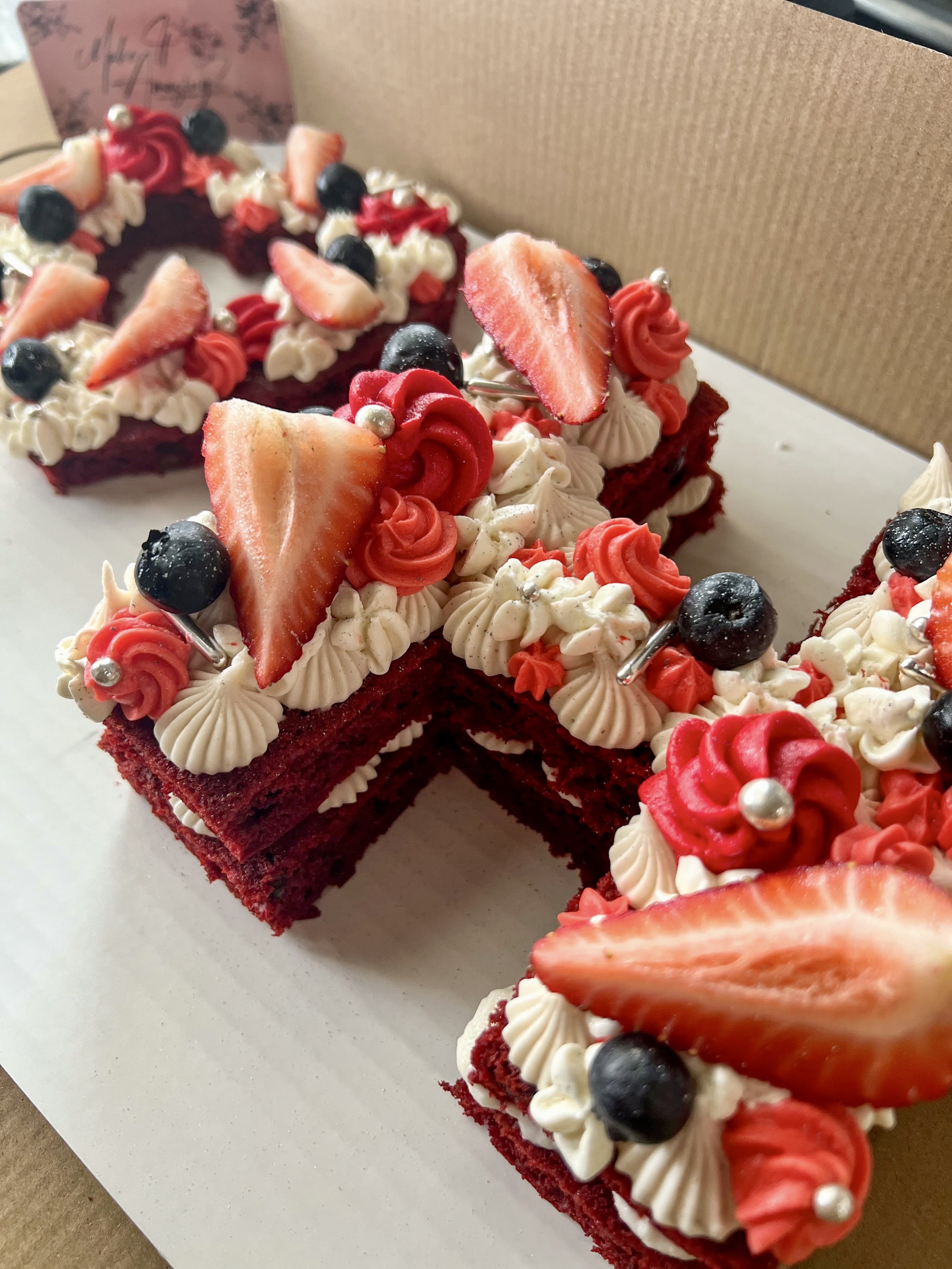 Mini Letter Cake