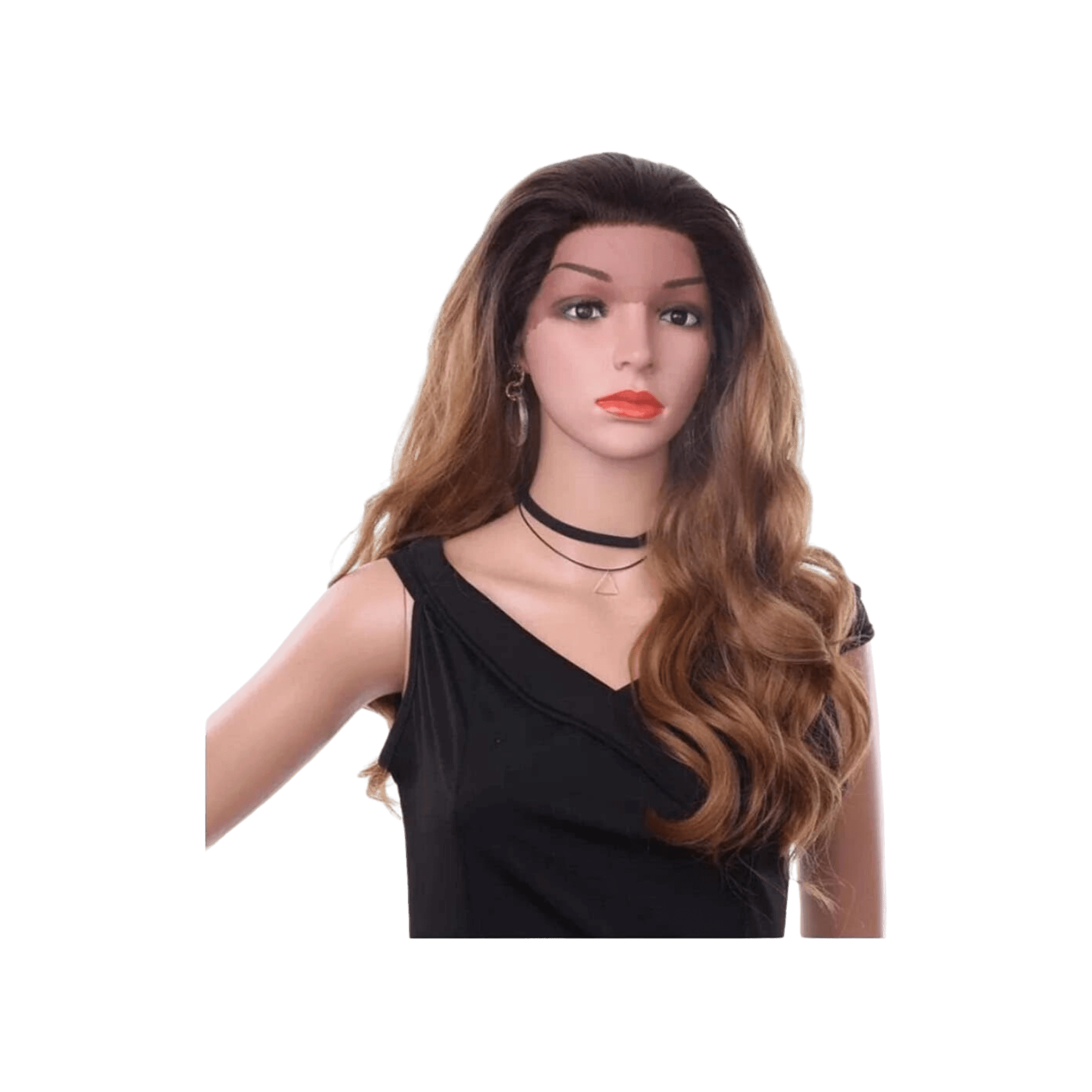 Anna Sam 24inch Body Wave Lace Front Synthetic Hair Wig Blonde