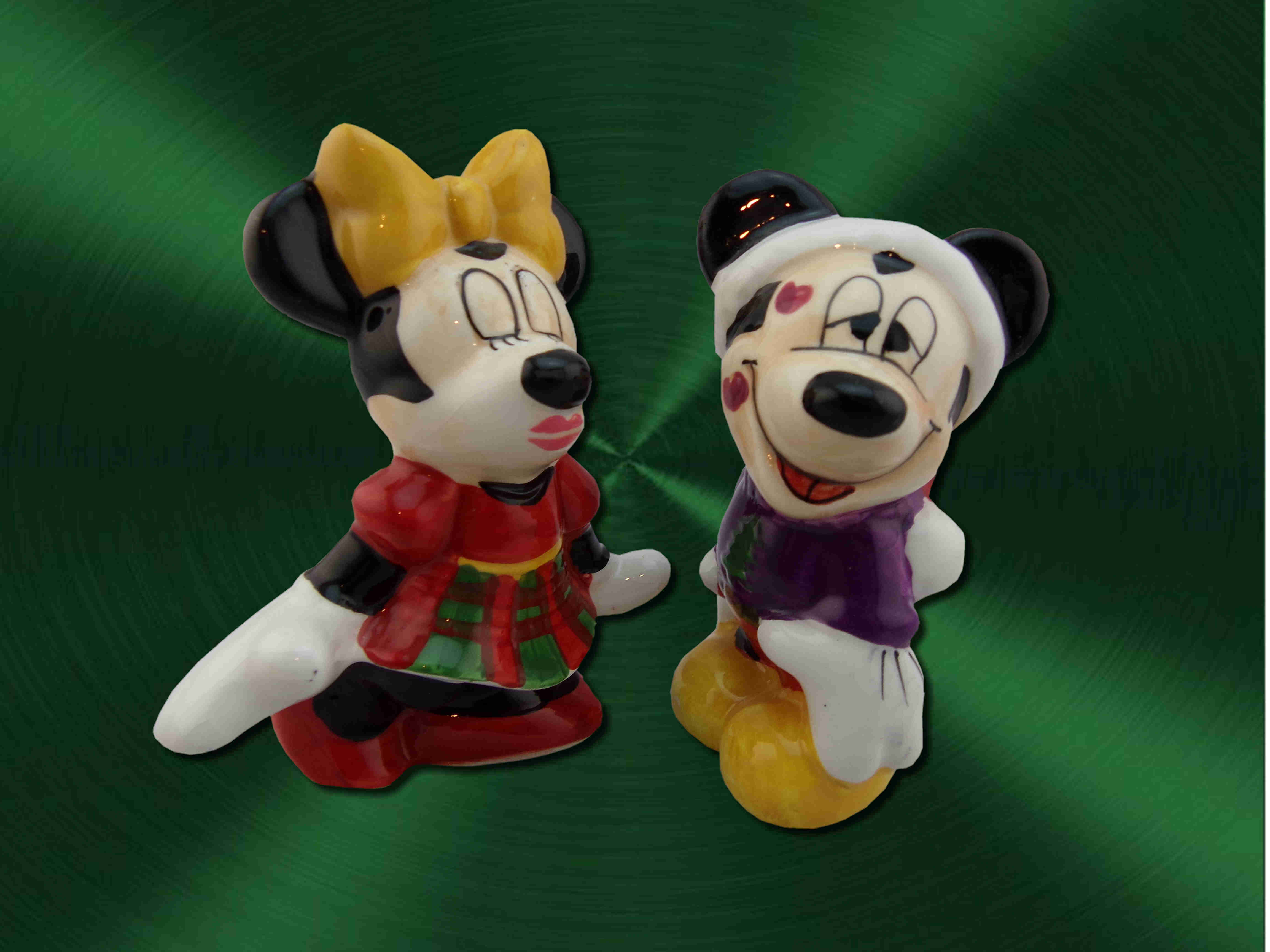 Vintage Walt Disney's Mickey Mouse and Minnie 