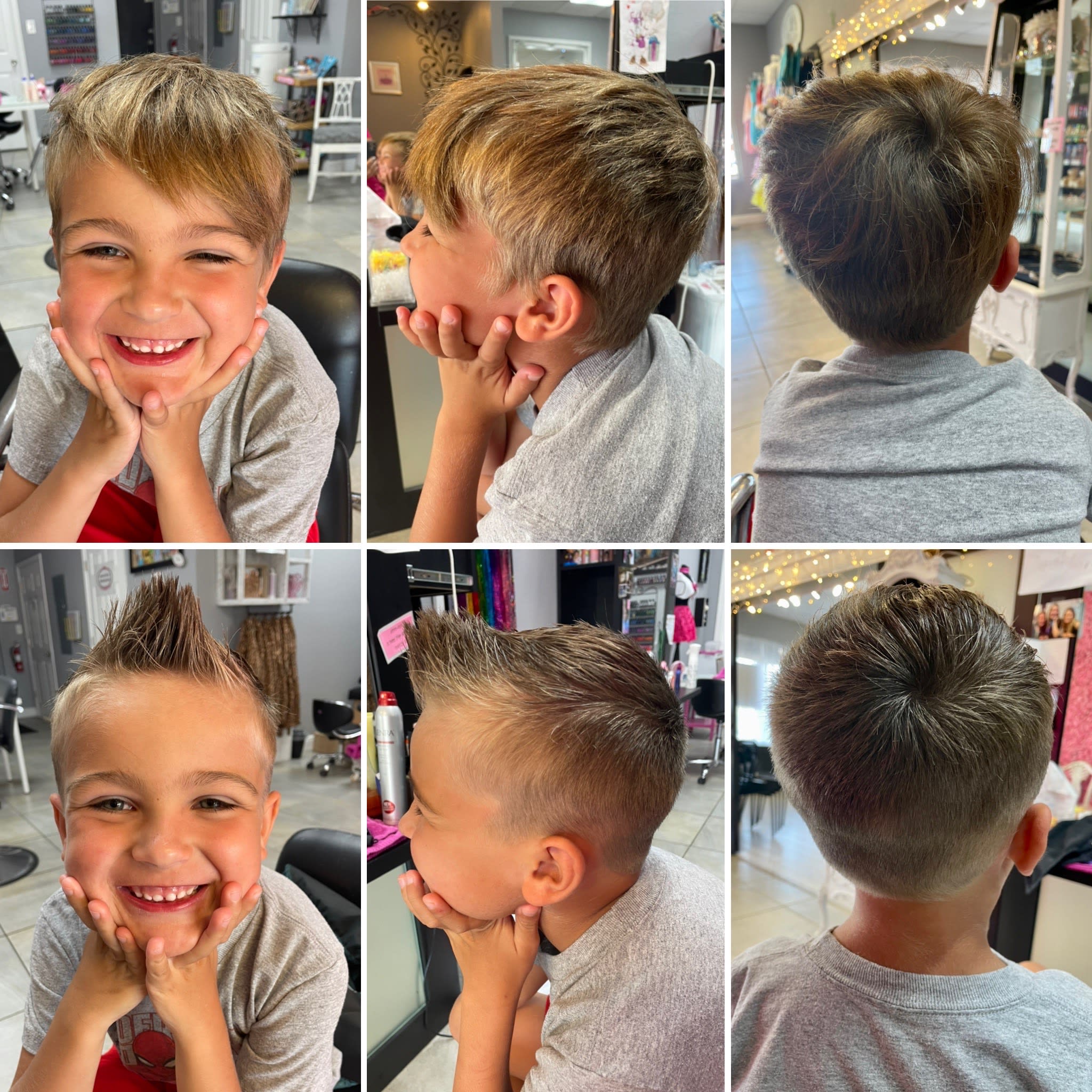 Wet Spray Hair Cut (Boy or Girl) - Salon - LaDee-Da Kids Spa