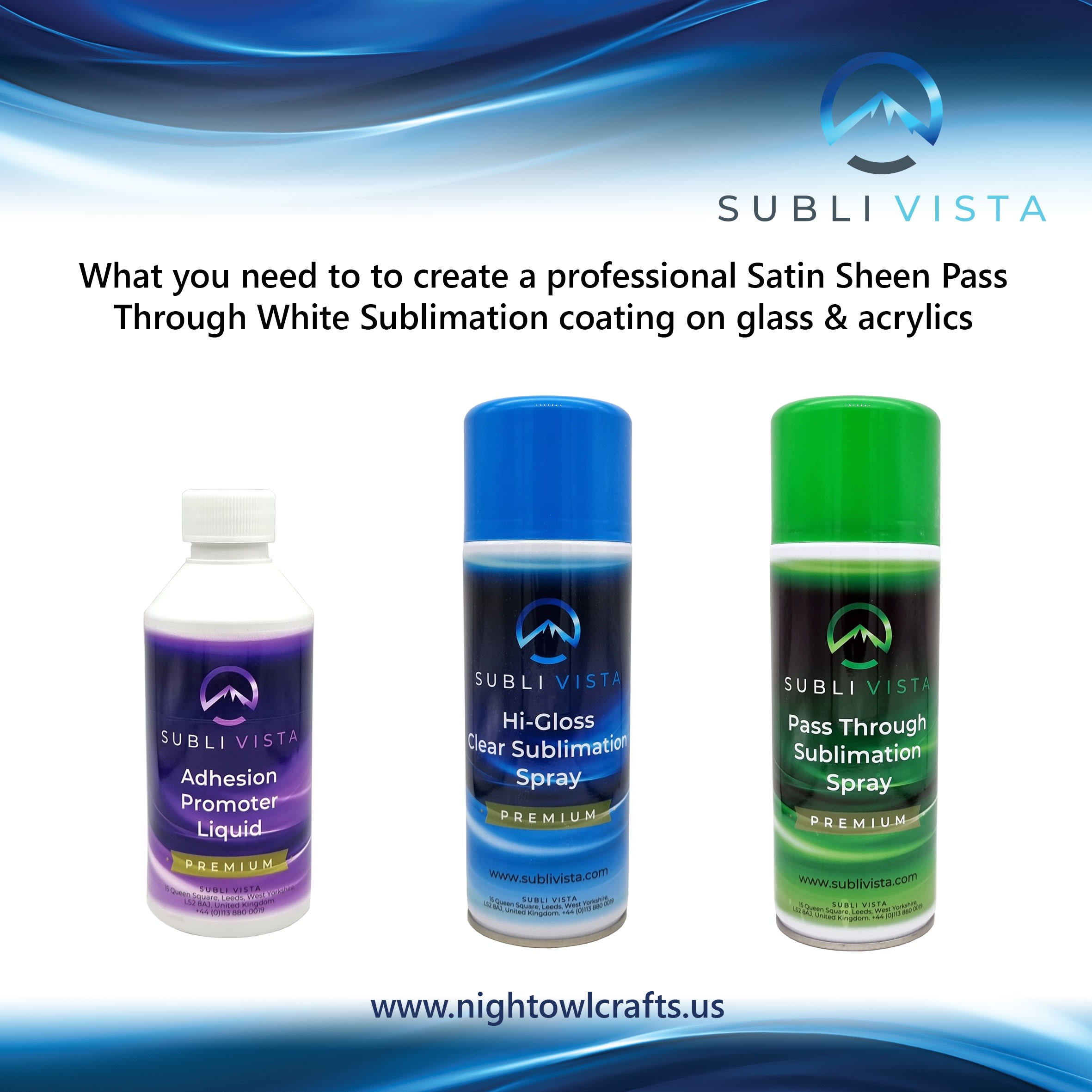 Bizinbox - Subli-tex sublimation spray for white cotton