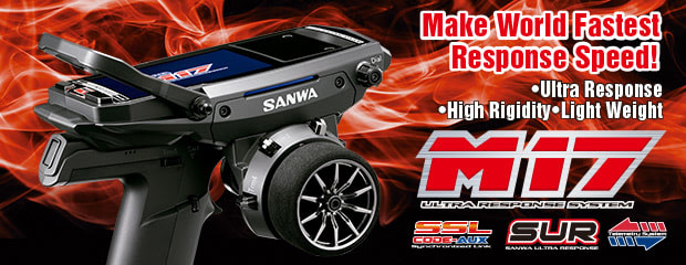 Sanwa M17 Radio w/ RX-493i receiver - Radio / Transmitters - RC