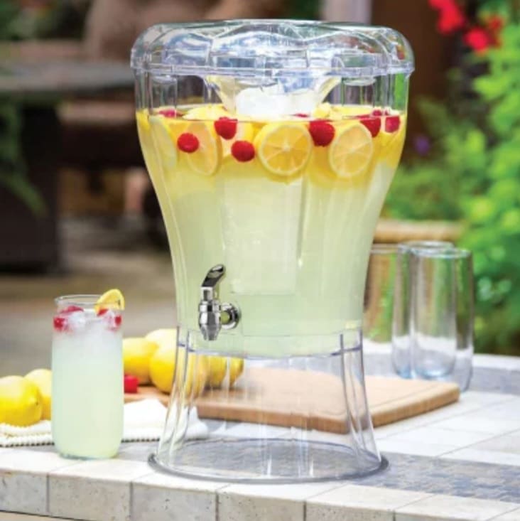 Glass Beverage Dispenser, 3 Gallon - A1 Party Rental