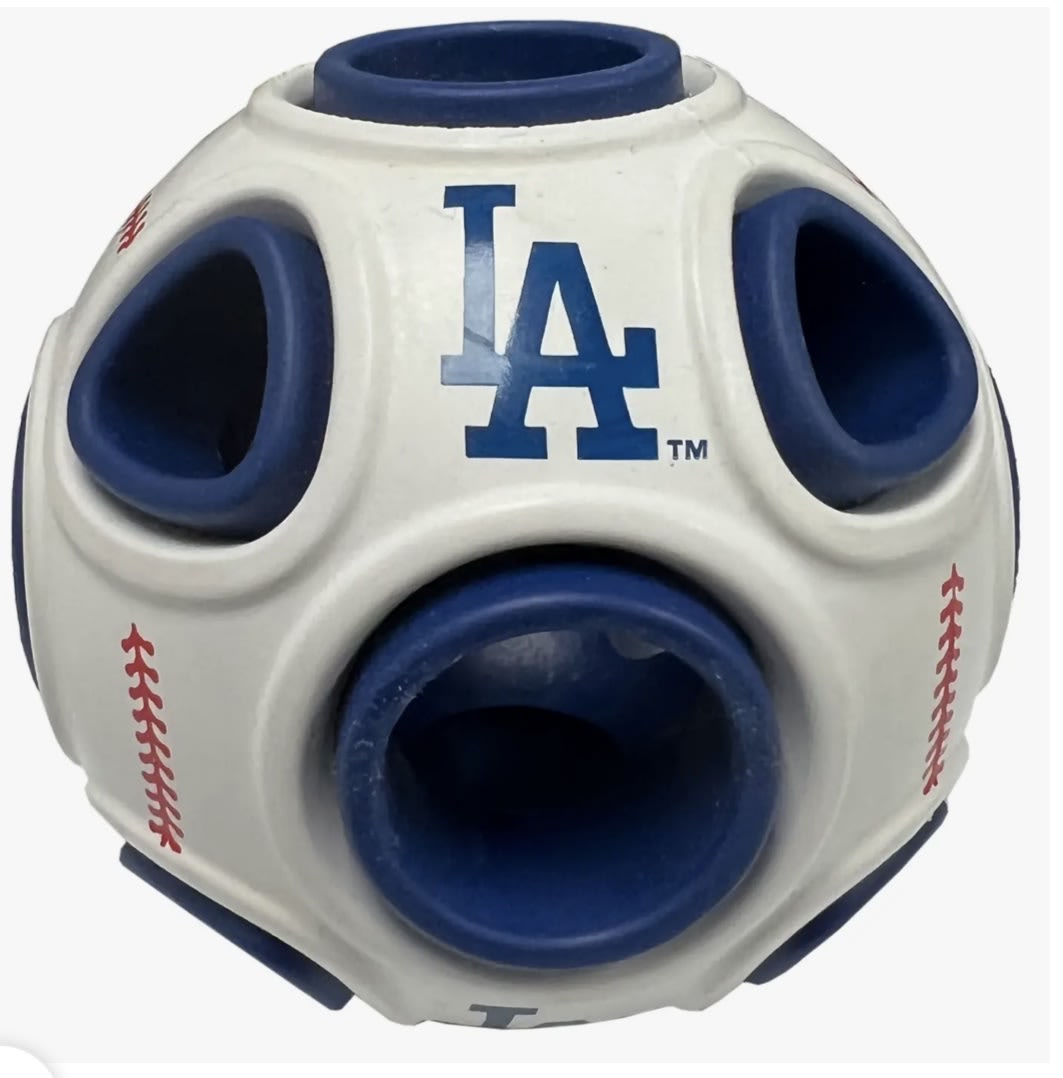 Officially Licensed MLB Bat Pet Toy - Los Angeles Dodgers