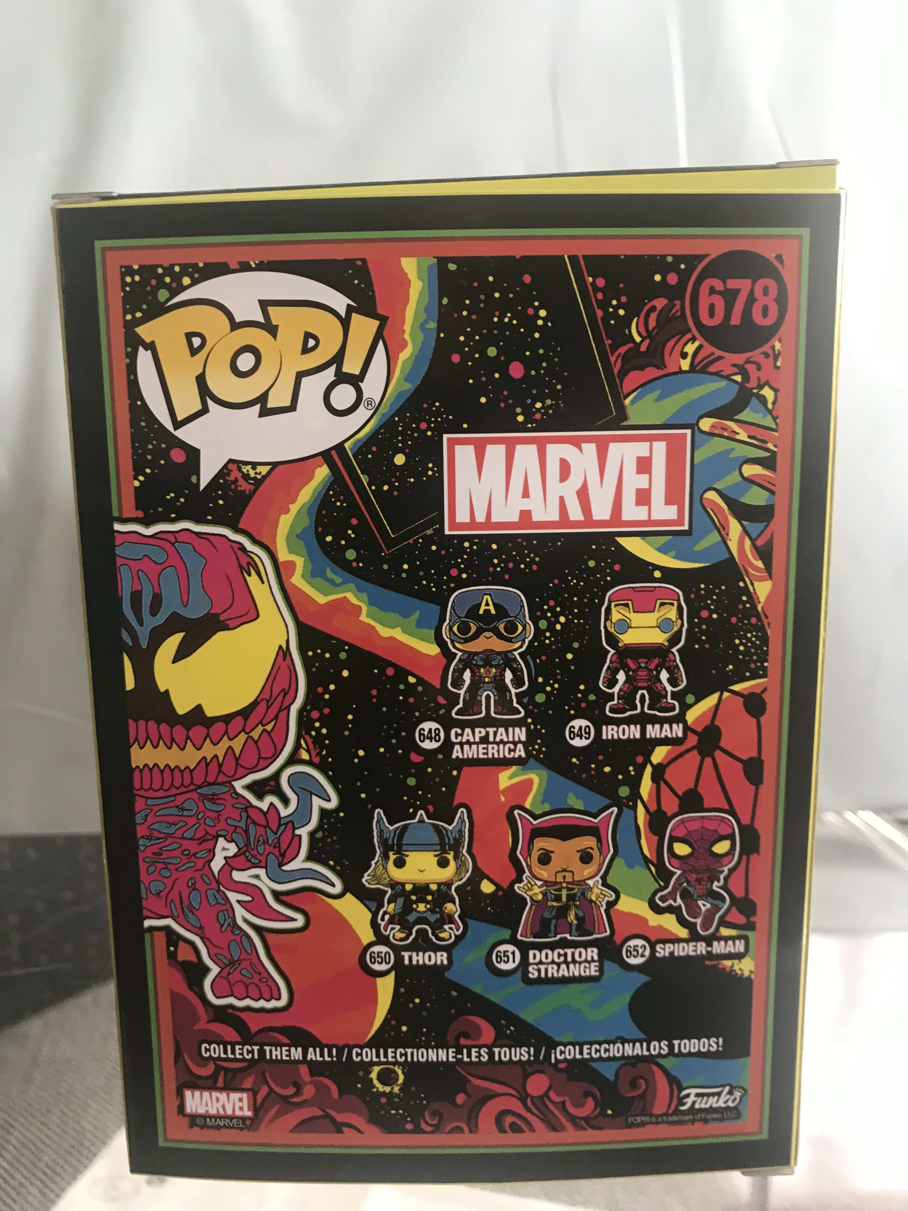 Target Exclusive outlet Black Light Spider-Man Funko Pop! #652