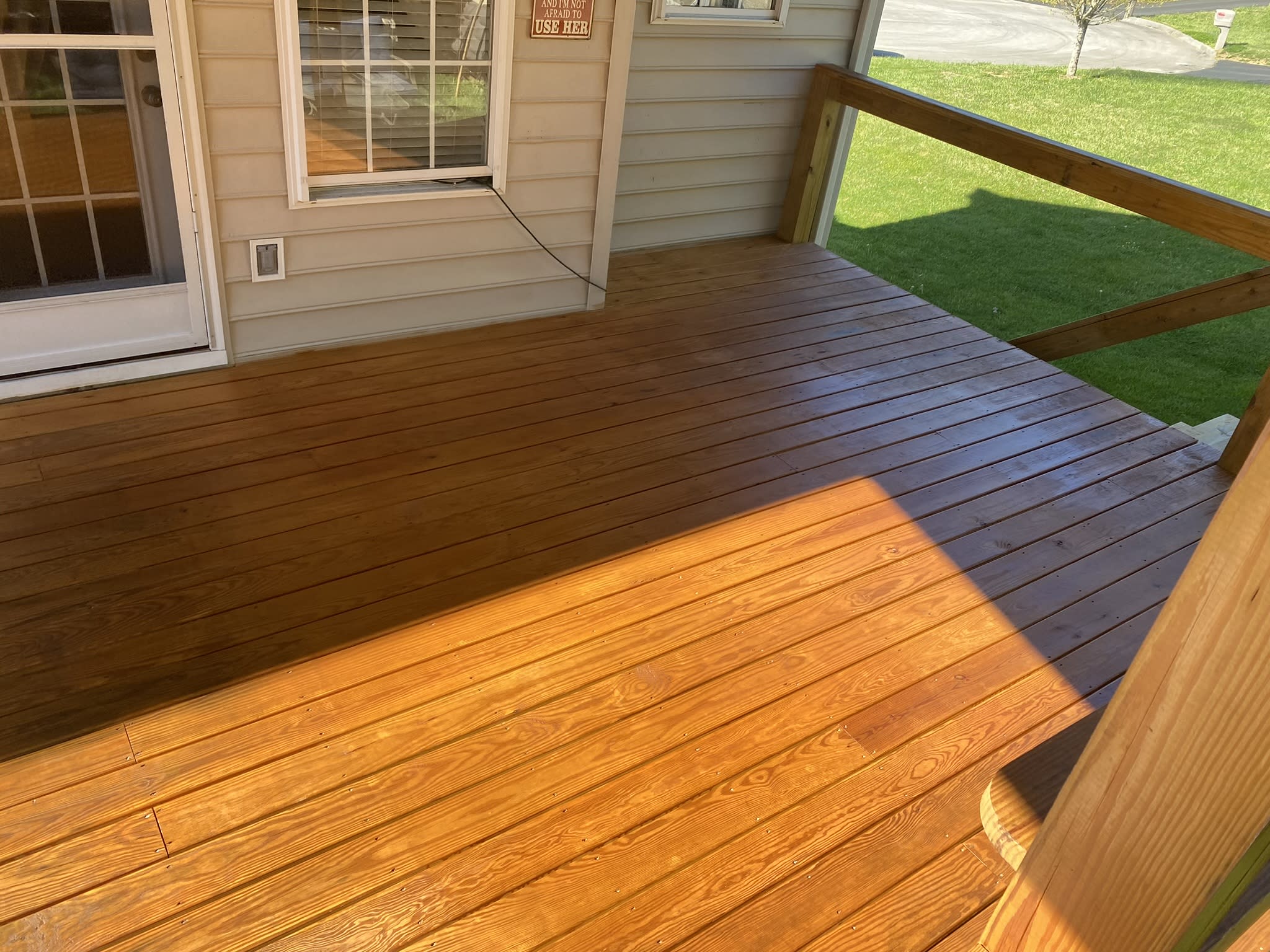 Cabin & Deck Staining Cleaning Services Dyson Restorations House