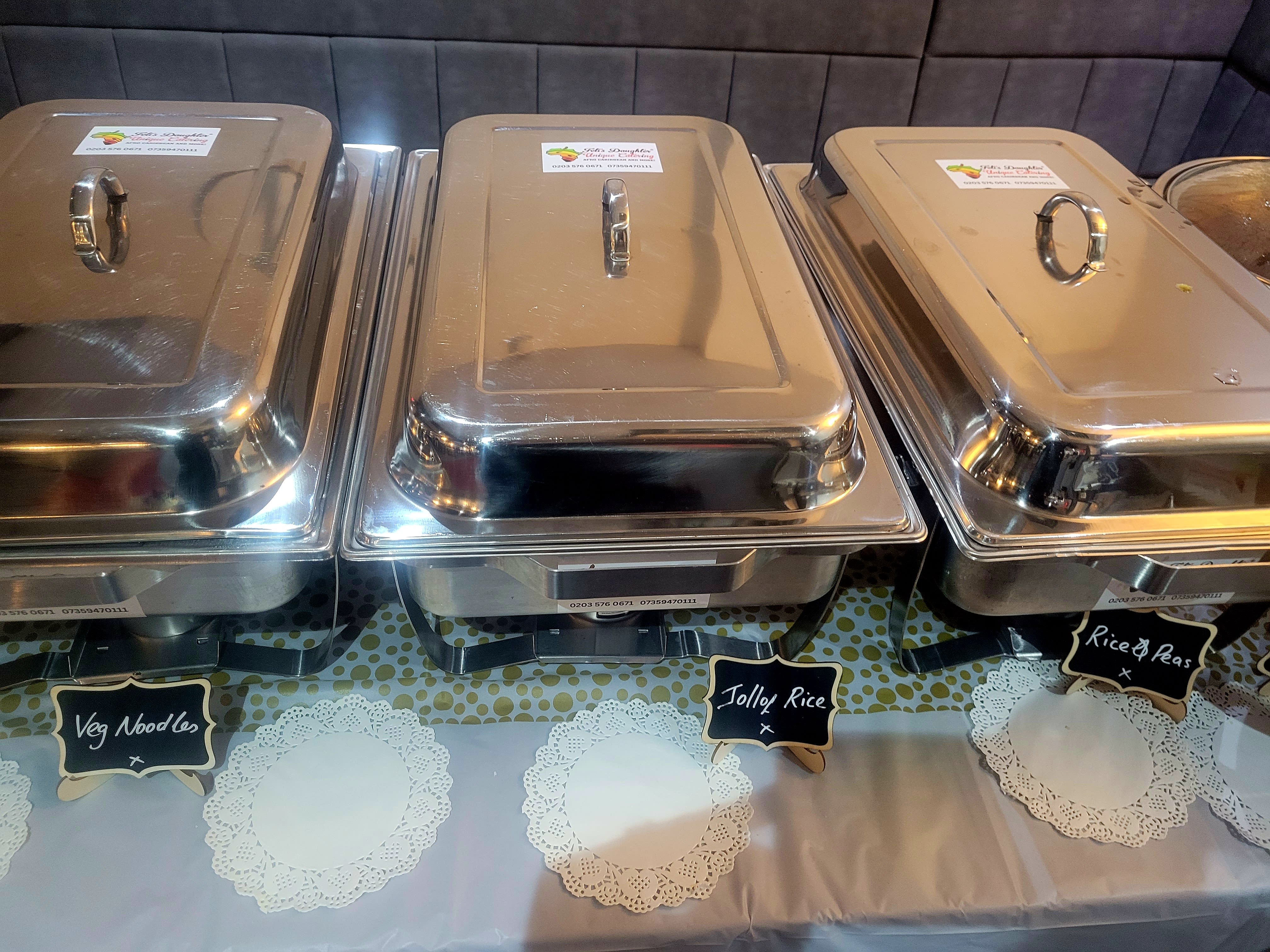 Chafing Dish Hire Catering & Meals Feli's Daughter Unique Catering