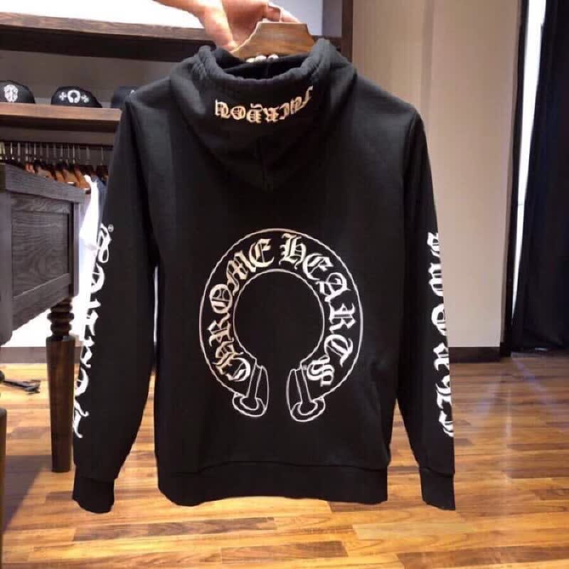 Chrome Hearts Horse Shoe Floral Hoodie