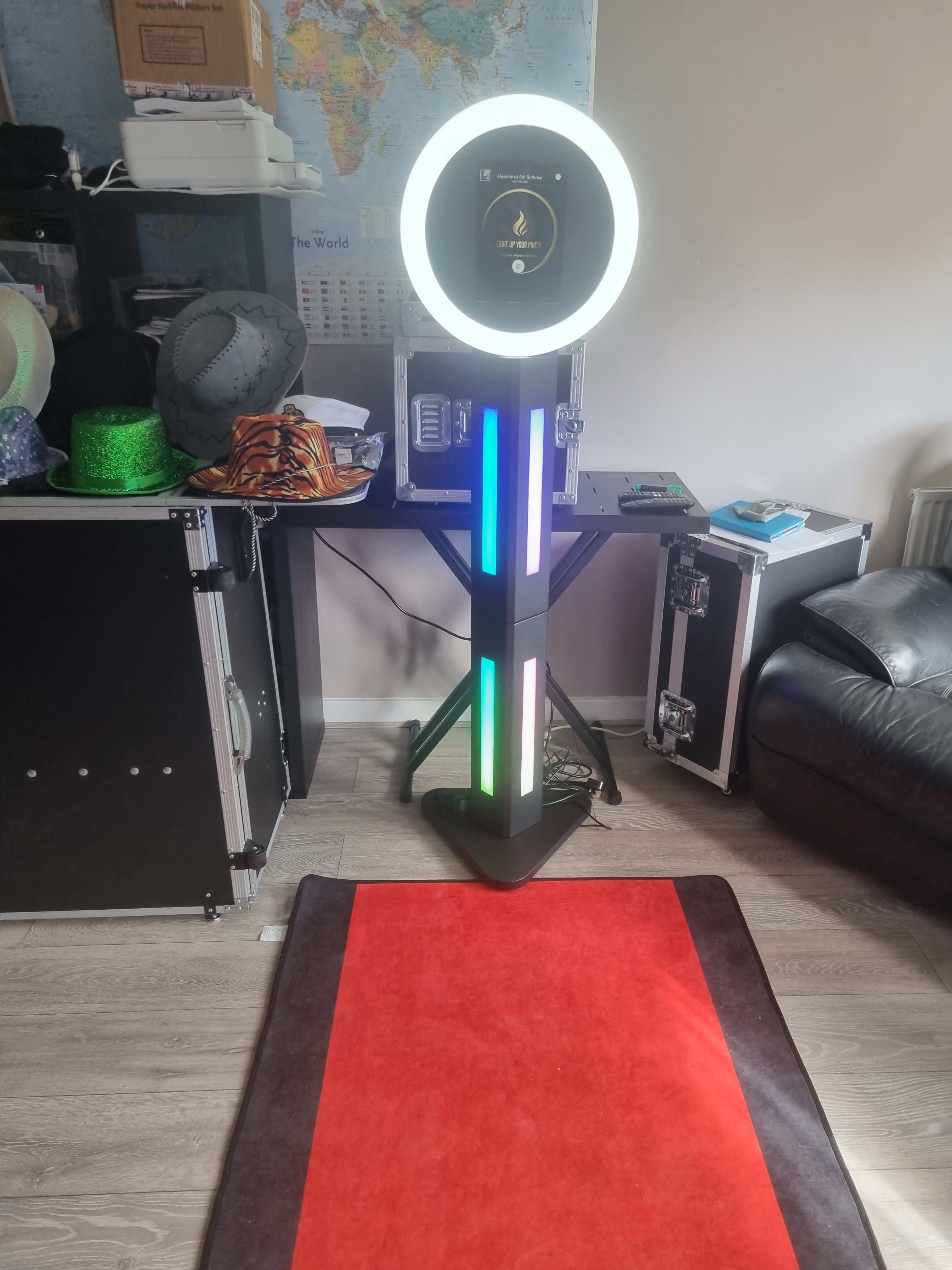 Selfie Pods Hire Products for Parties Light Up Your Party Events