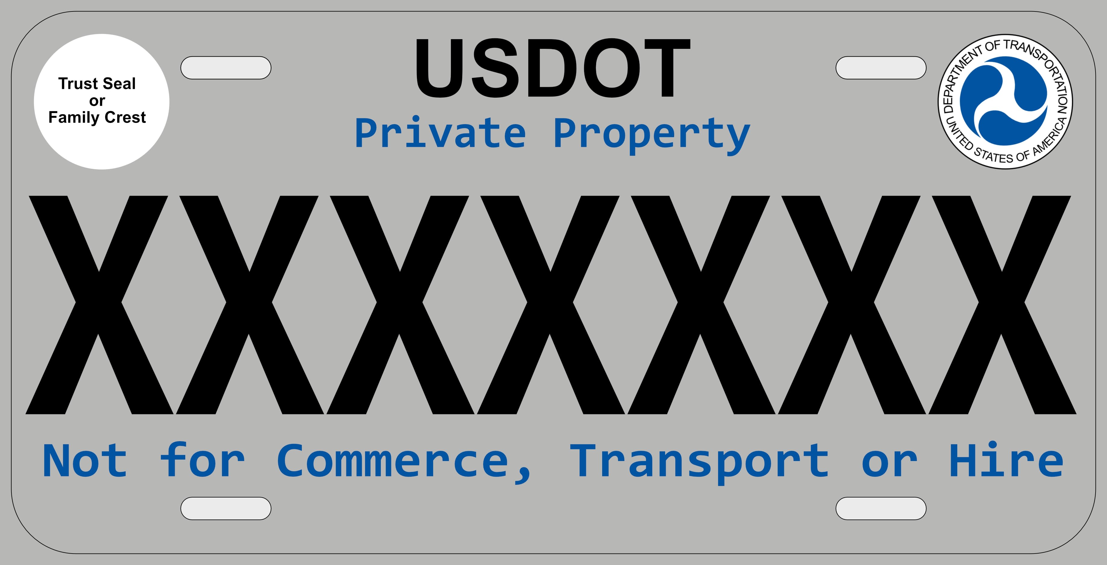 USDOT Exempt USDOT Exempt Plates ASN Plates And More Sign Maker 