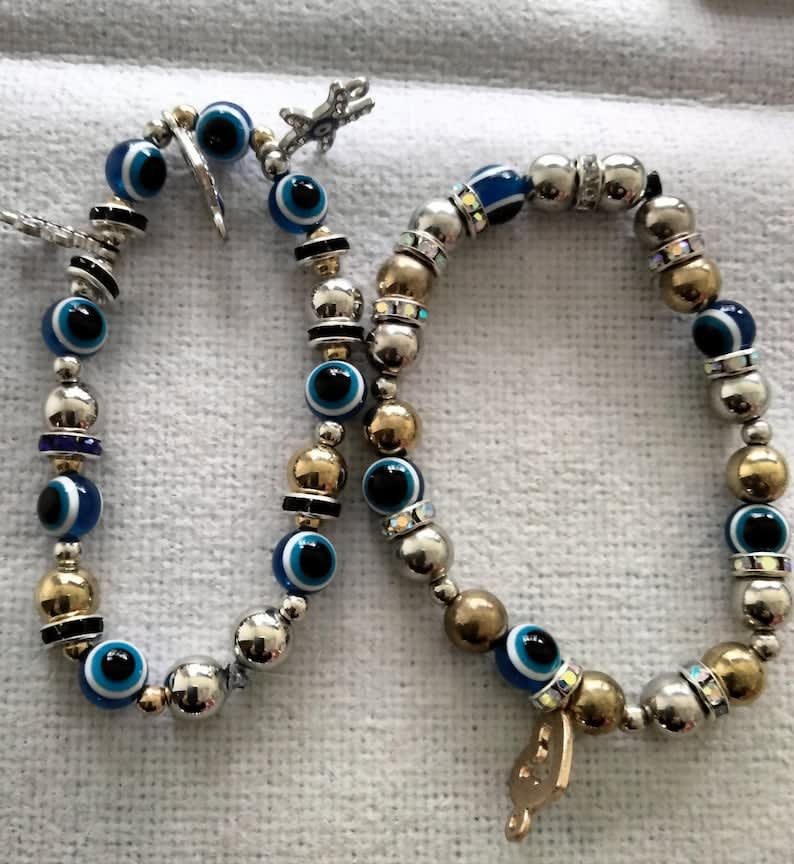 Colorful Diamond Evil Eye Beaded Bracelets Set Of 12 Handmade Braided  Strings For Good Luck And Nazar Amulet Turkish Religious Symbol Evil Eye  Jewelry From Ifashion89, $3.81 | DHgate.Com