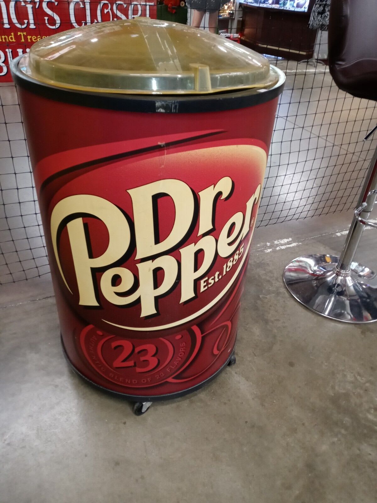 Dr. Pepper Short Can Coozie