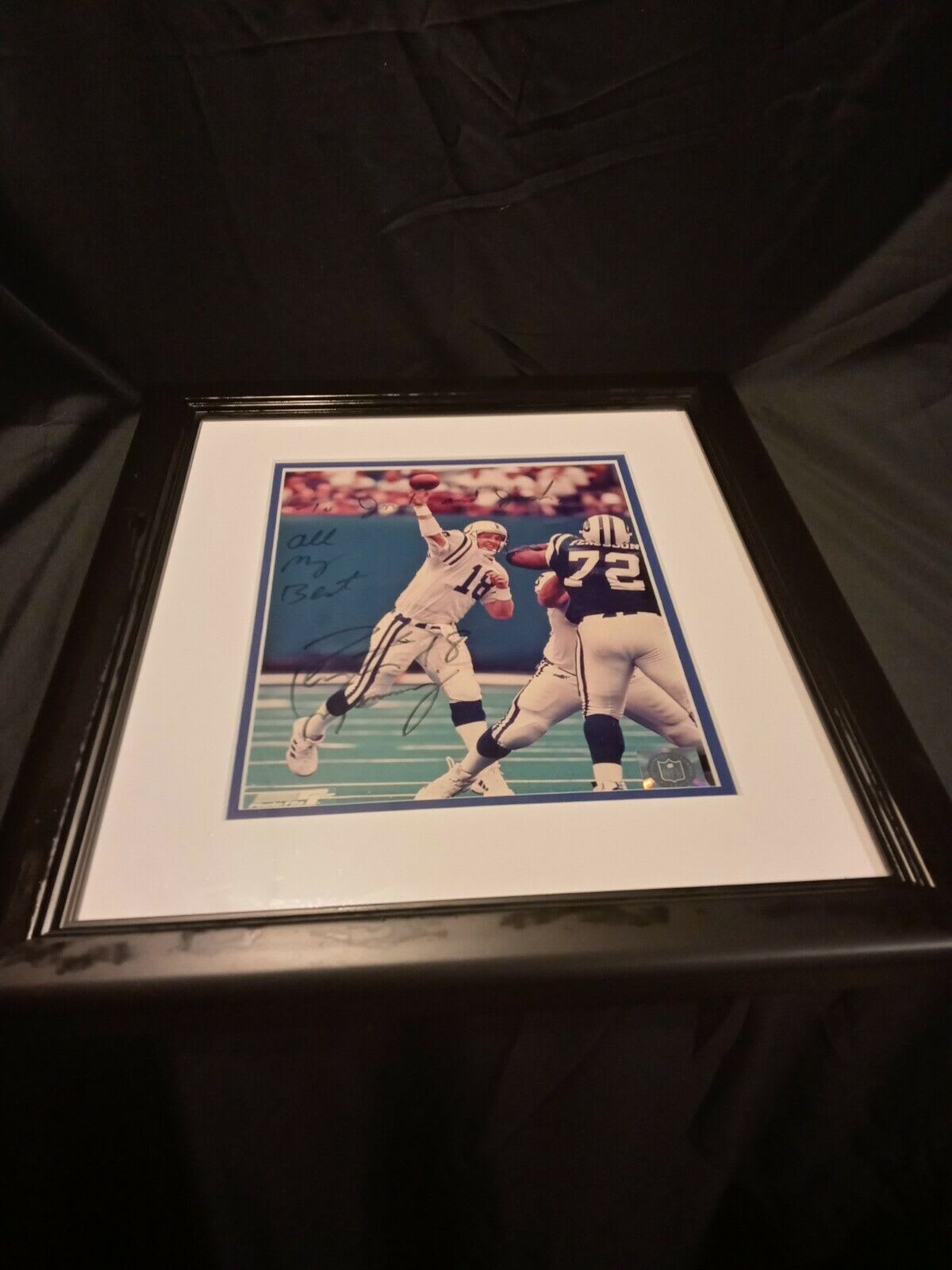 Peyton Manning Indianapolis Colts Autographed Super Bowl XLI 16x20 Framed  Photo - Dynasty Sports & Framing