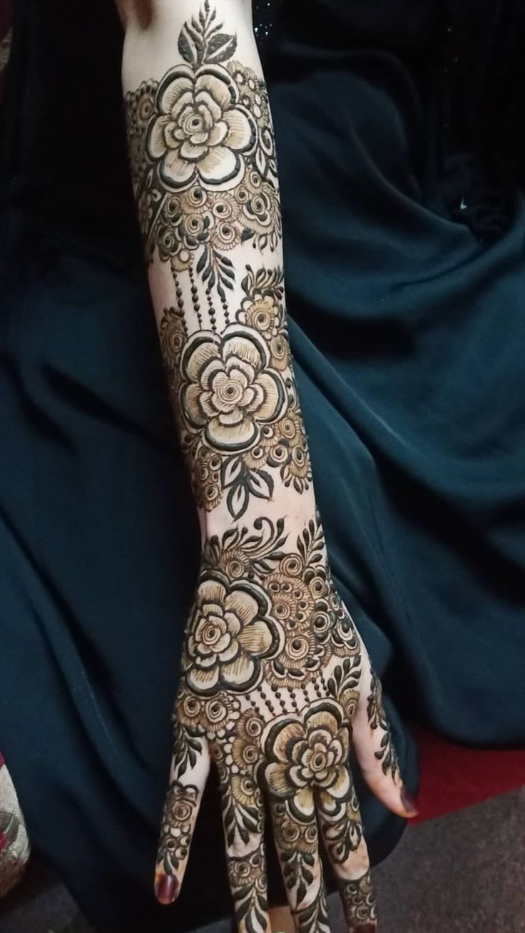 Henna Mehndi Design - Coral