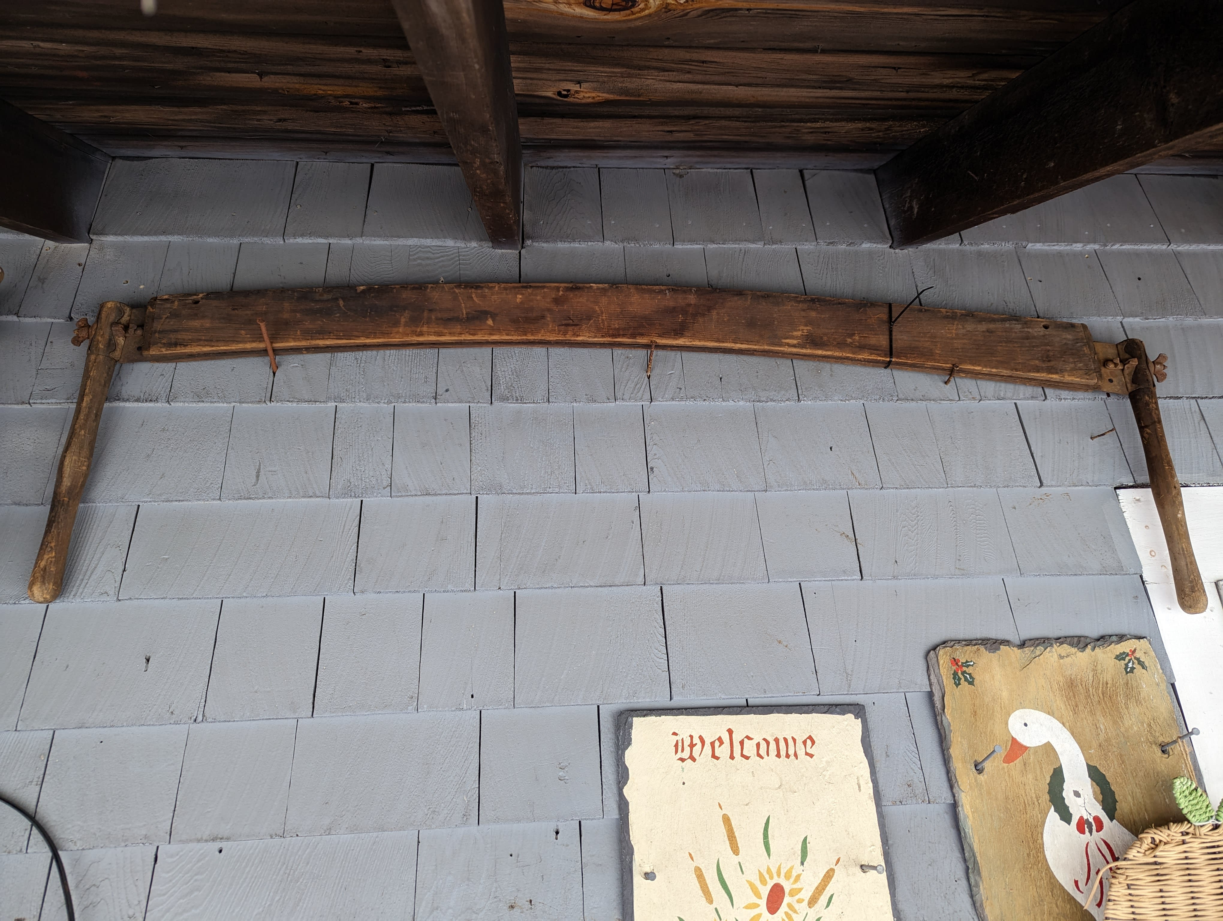 TwoMan Saw Handy Antiques Stonehouse Antique Shop Antique