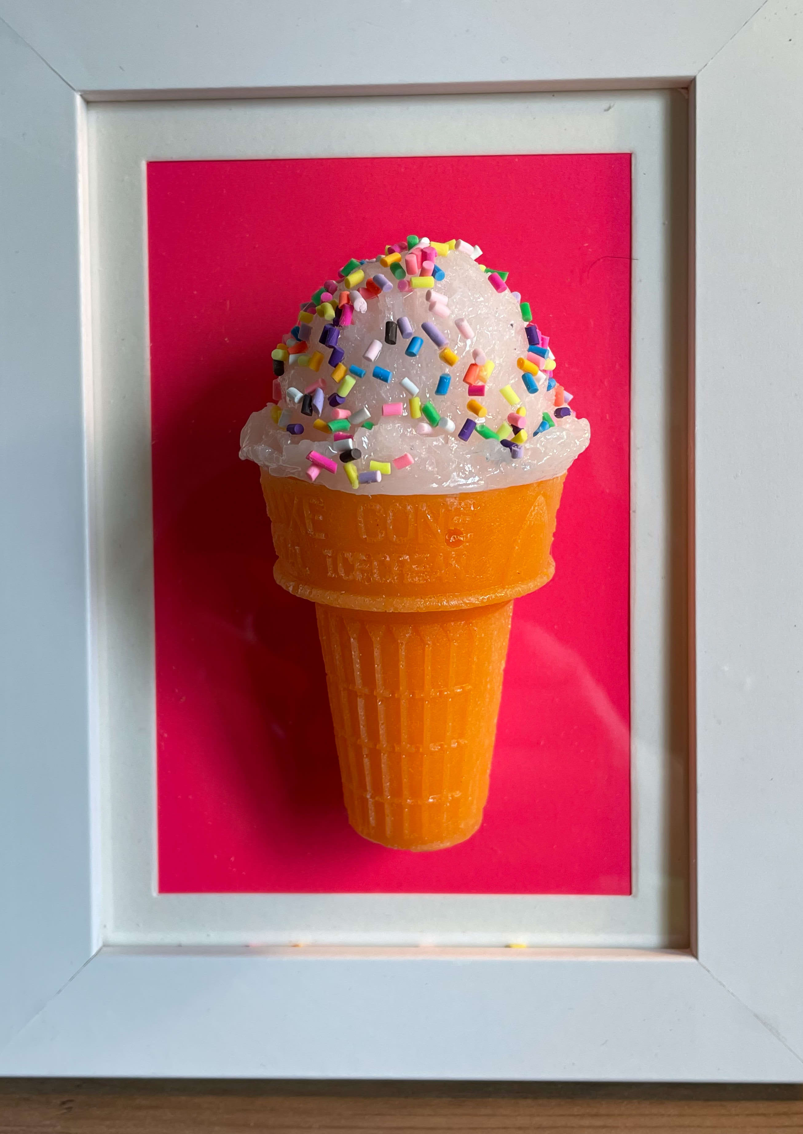 This tiny ice cream cone for a dollar. : r/mildlyinteresting