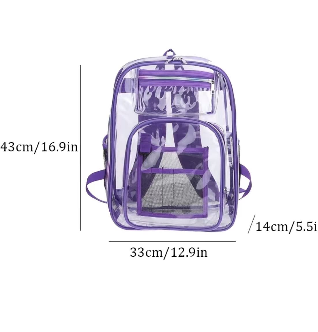 Discount School Supply® Premium Clear Student Backpack