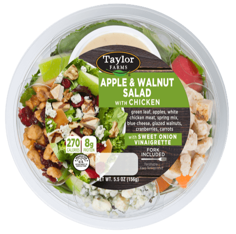 Taylor Farms Apple & Walnut Chicken Salad Kit Bowl, 5.5 oz - City Market