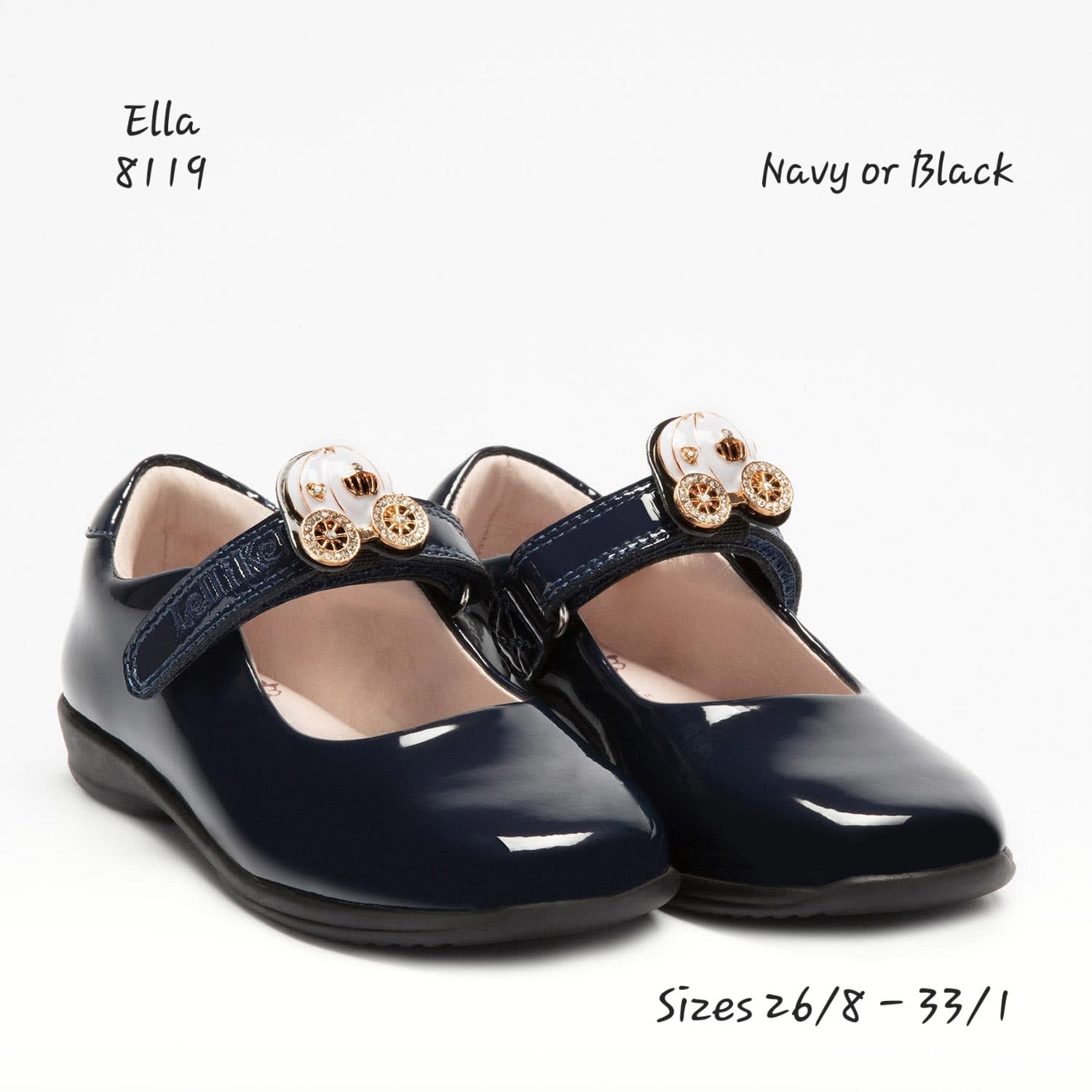 Childrens navy hot sale school shoes