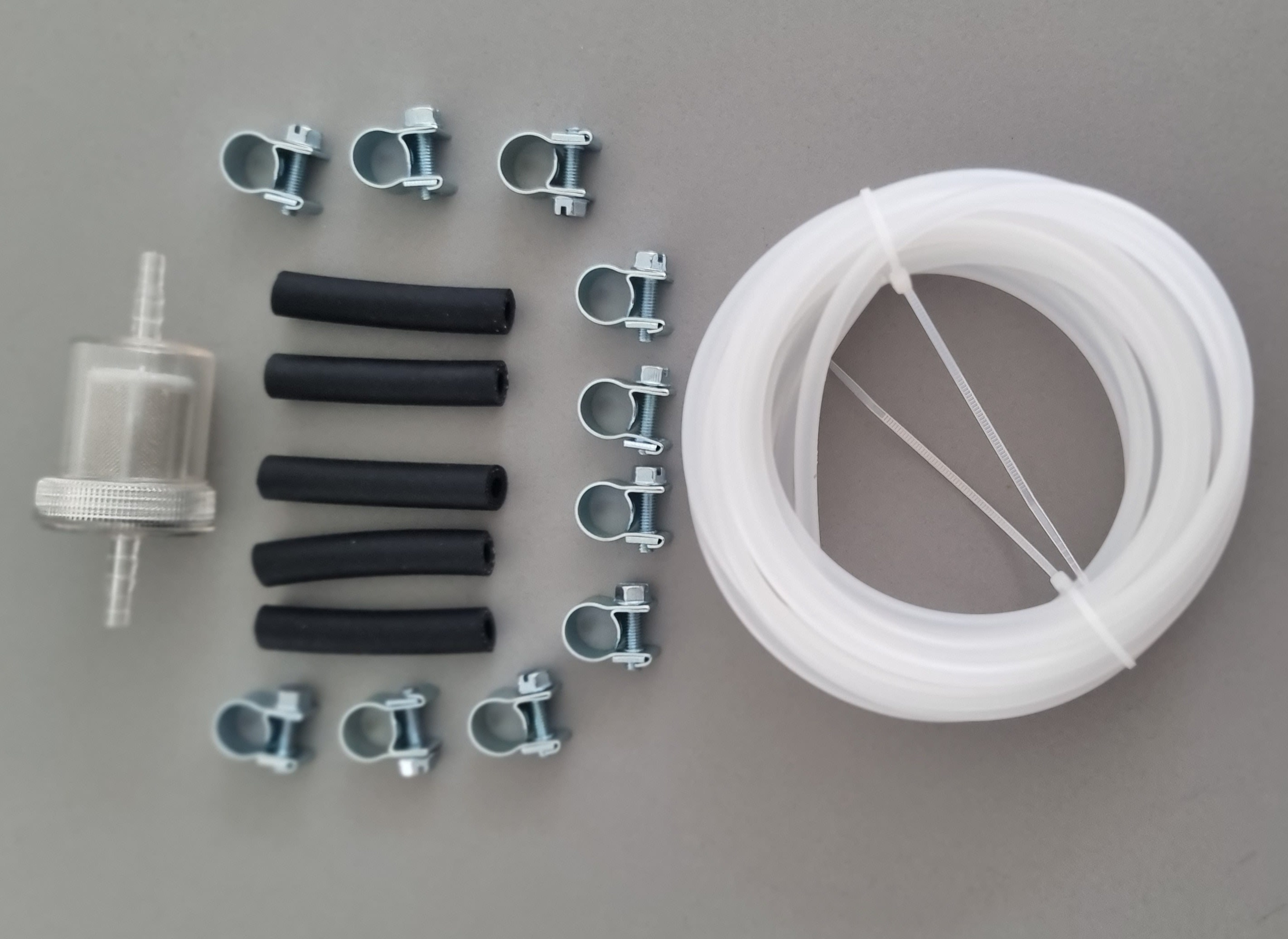 Replacement fuel line and fuel filter kit Fuel Tanks and fuel lines