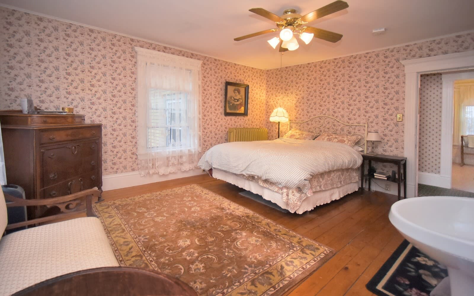 Rose + Wisteria Room Private Rooms in Home Blooming Inn ShortTerm Rentals in Shelburne Falls