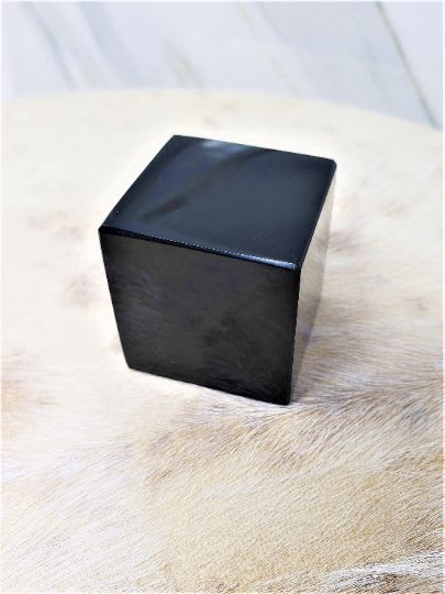 Obsidian Cube - Obsidian Figures - Trebsy Crafts | Handcrafted Goods ...