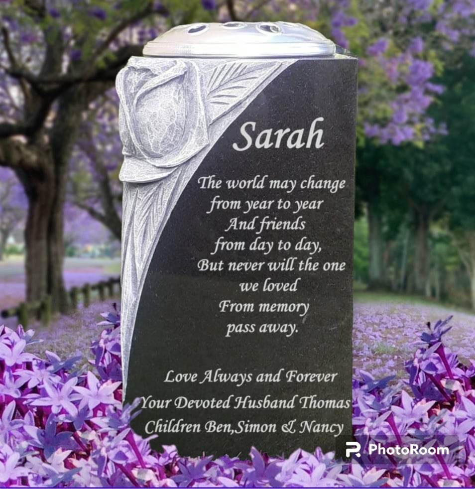 Memorial Grave Vase Grave Plaque Grave Rose Bowl Grave Flower Pot