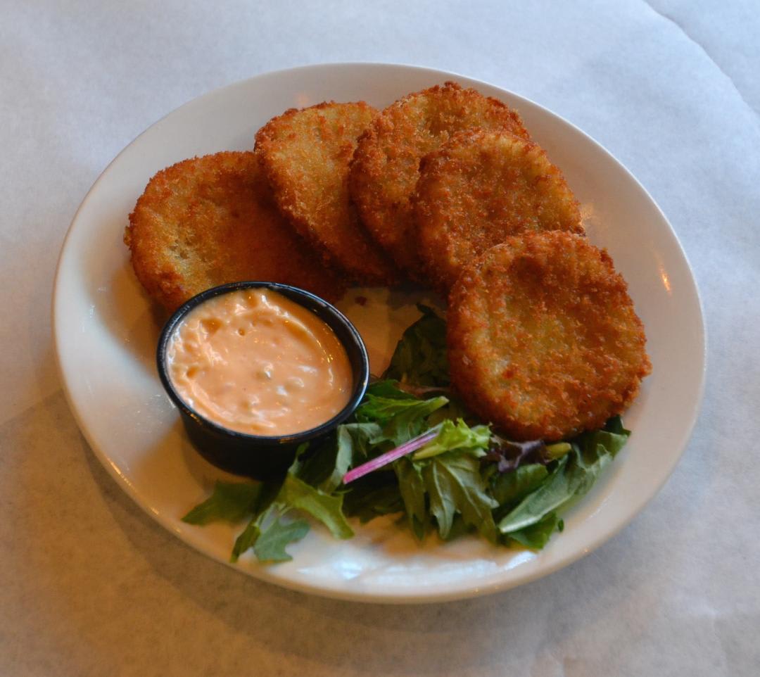 Fried Green Tomatoes Appetizers One West Main Restaurant