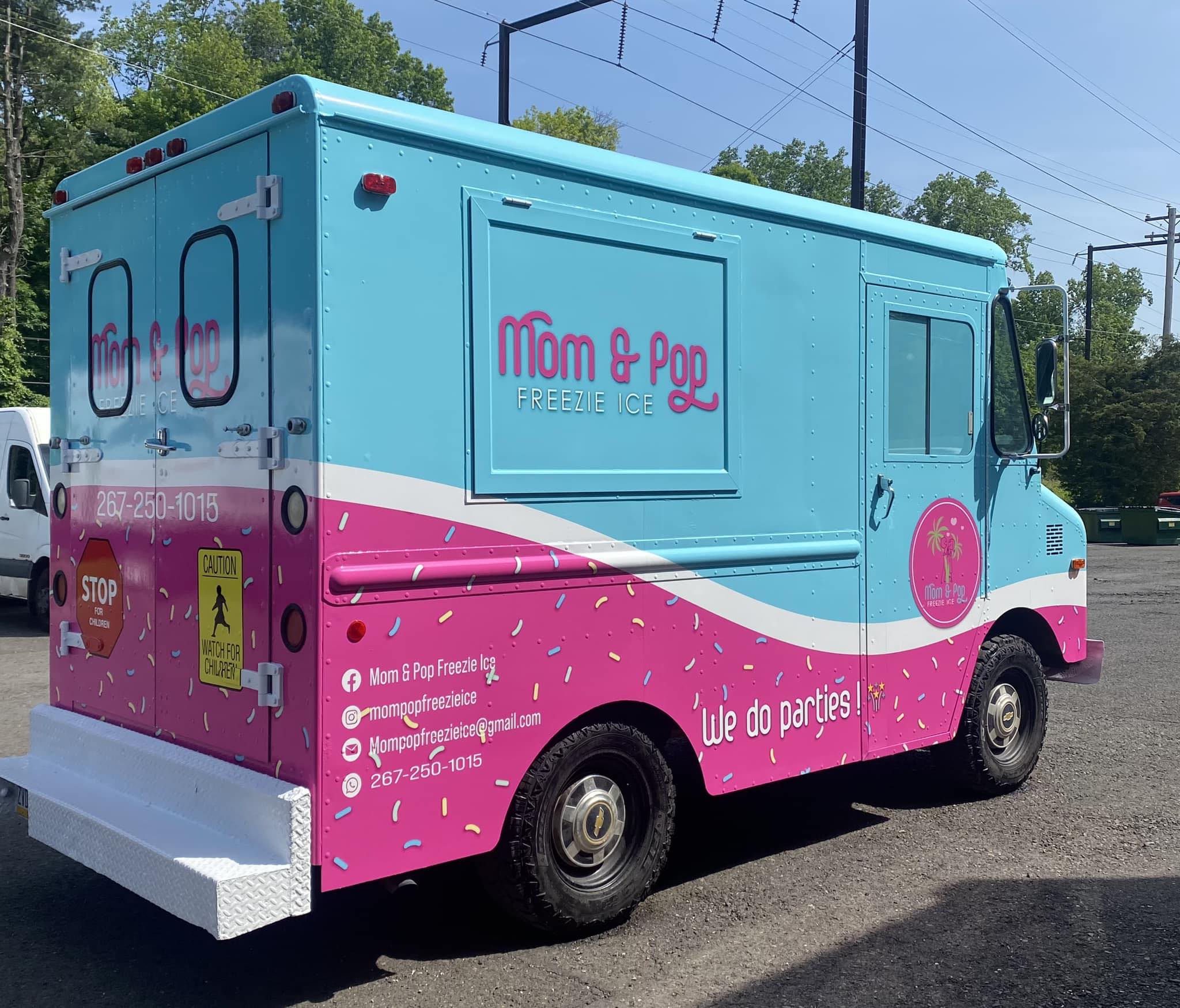 Mom & Pop Freezie Ice Ice Cream Truck Philadelphia